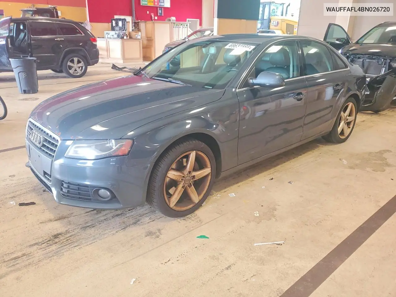AUDI A4 2011, VIN WAUFFAFL4BN026720
