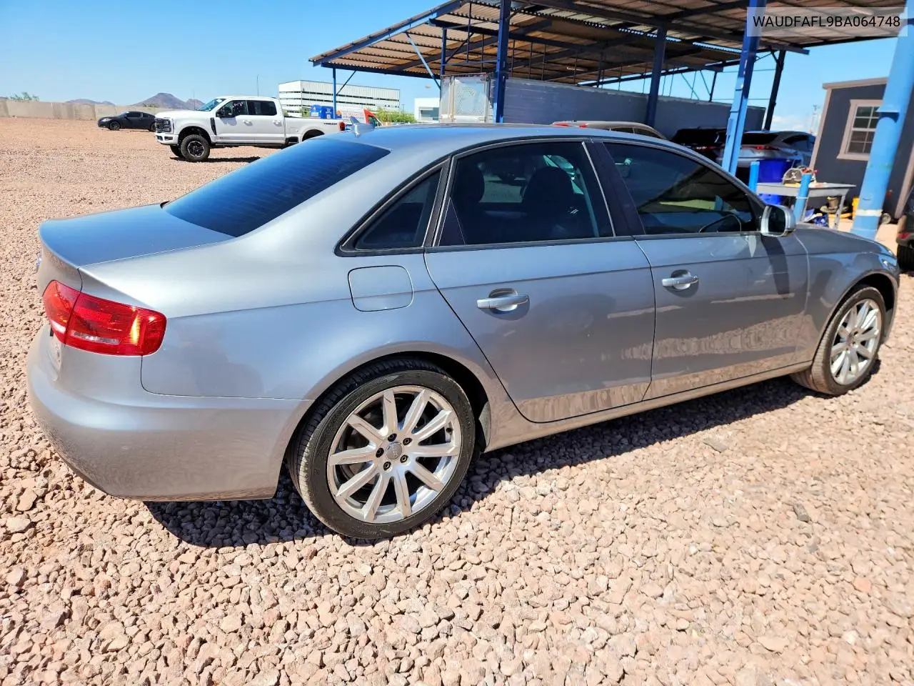 2011 AUDI A4 VIN WAUDFAFL9BA064748 — фото 3