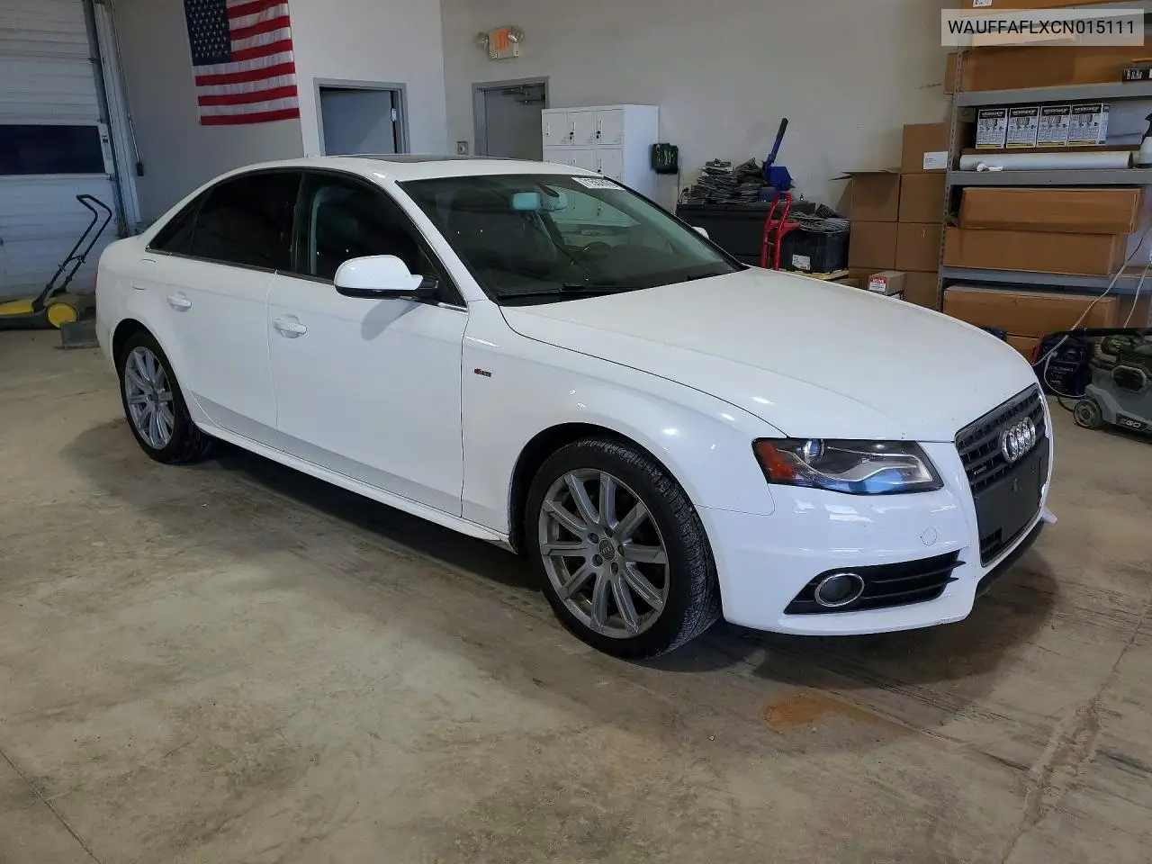 2012 AUDI A4 VIN WAUFFAFLXCN015111 — фото 4