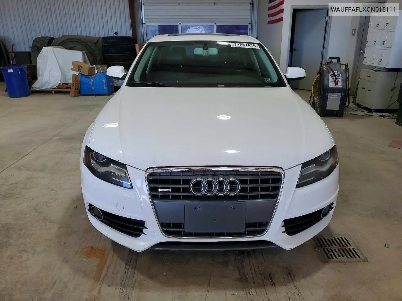 2012 AUDI A4 VIN WAUFFAFLXCN015111 — фото 5