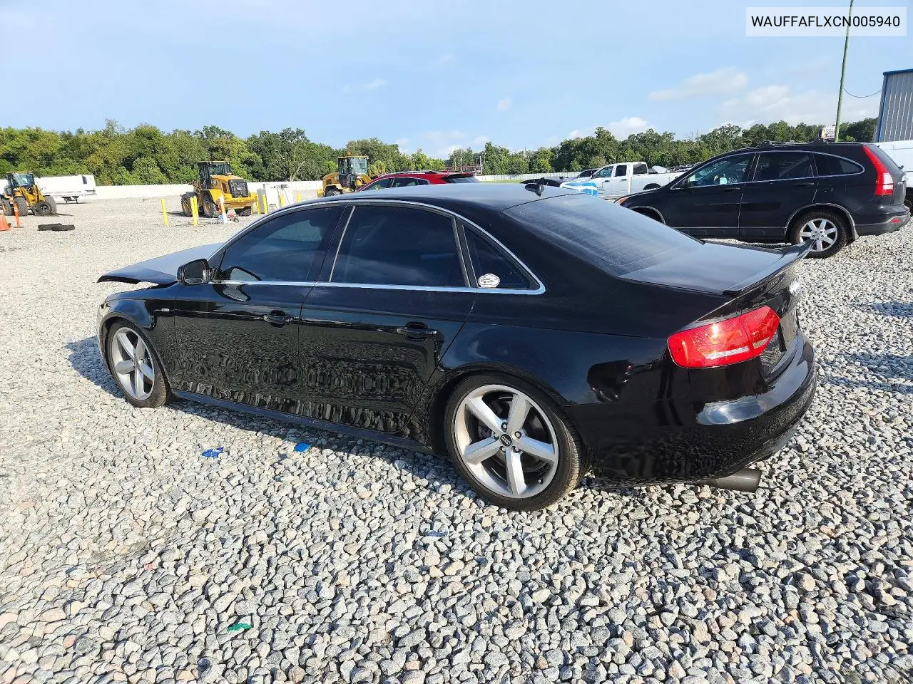 2012 AUDI A4 VIN WAUFFAFLXCN005940 — фото 2