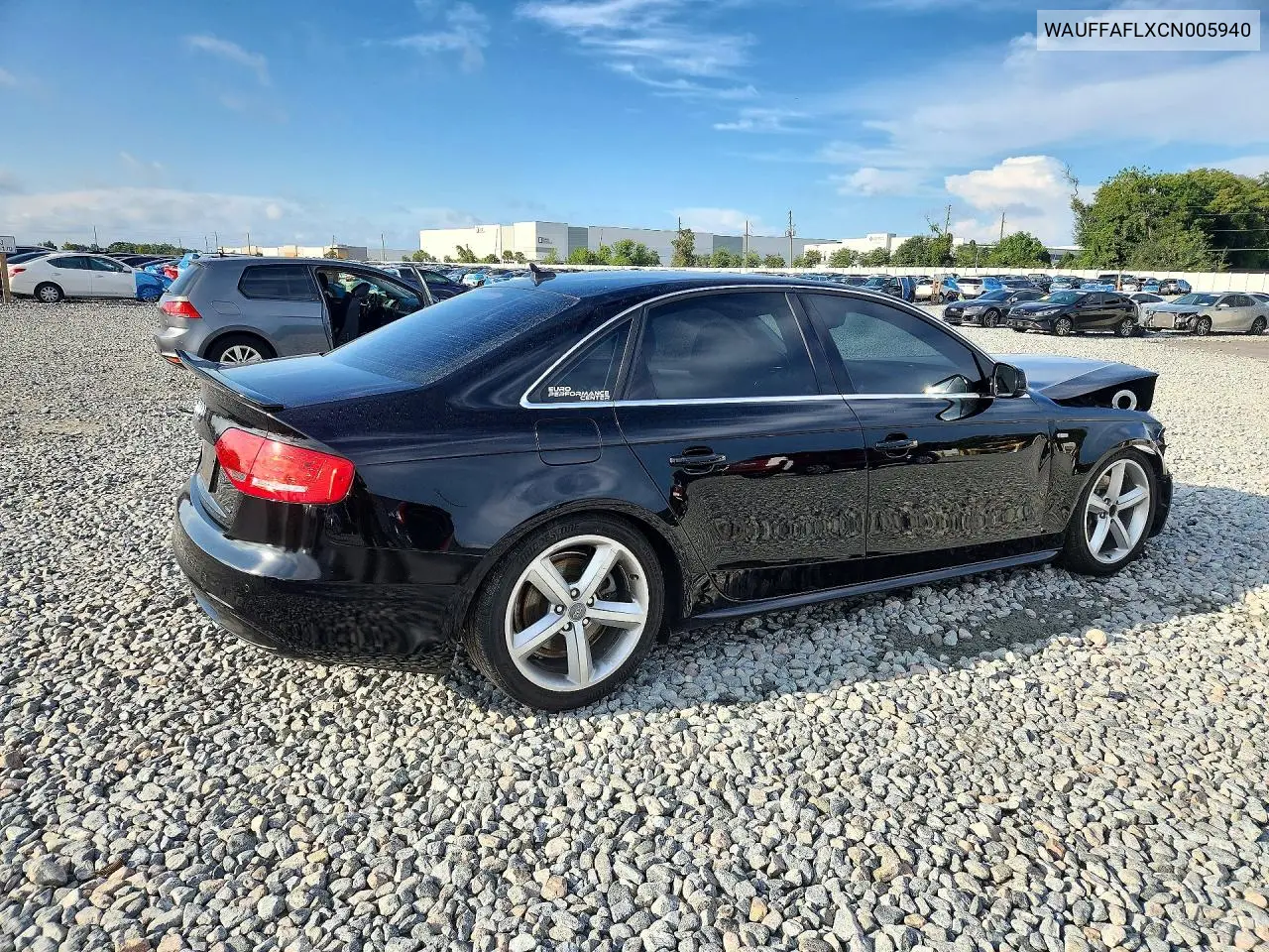 2012 AUDI A4 VIN WAUFFAFLXCN005940 — фото 3