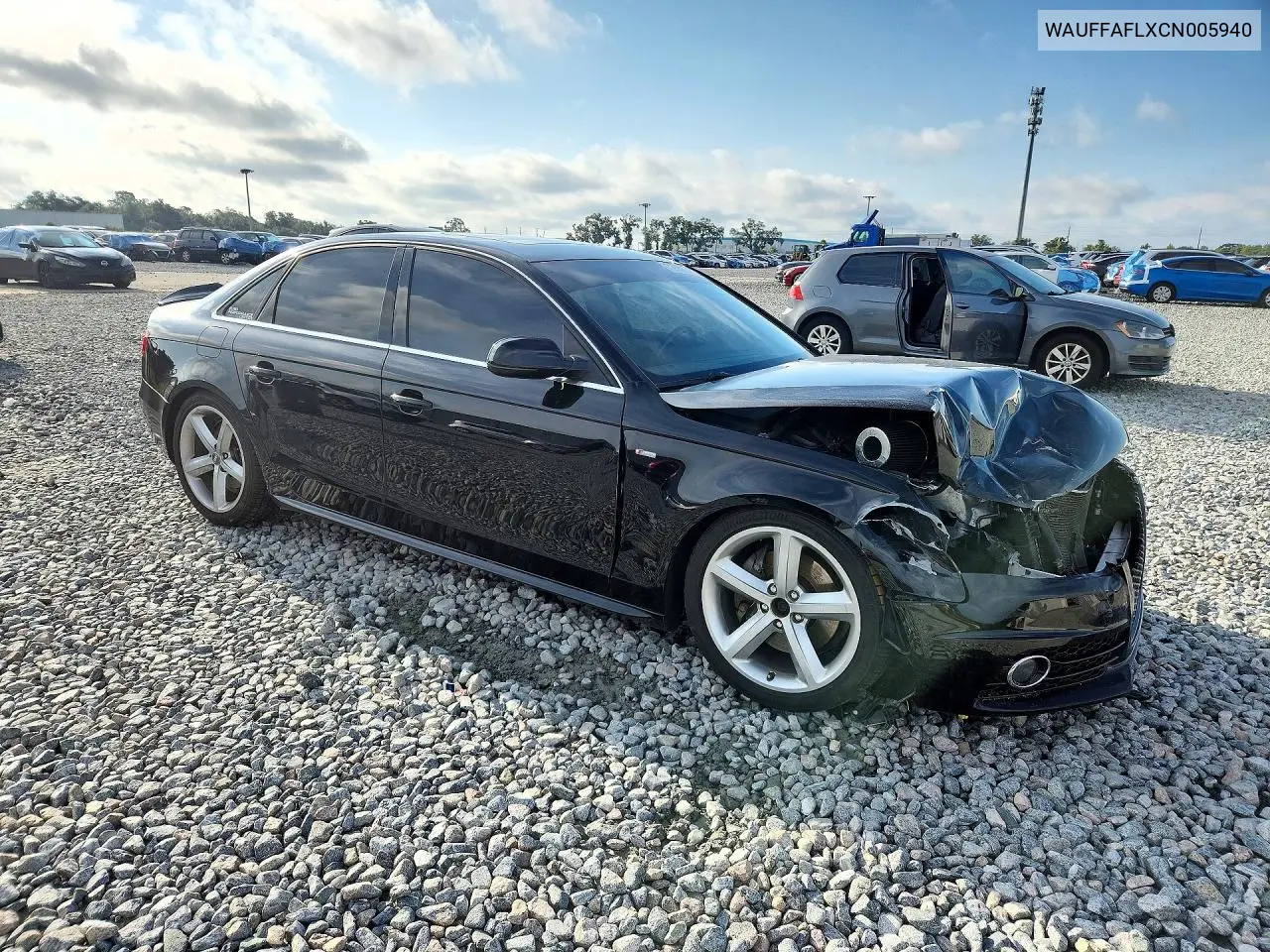 2012 AUDI A4 VIN WAUFFAFLXCN005940 — фото 4