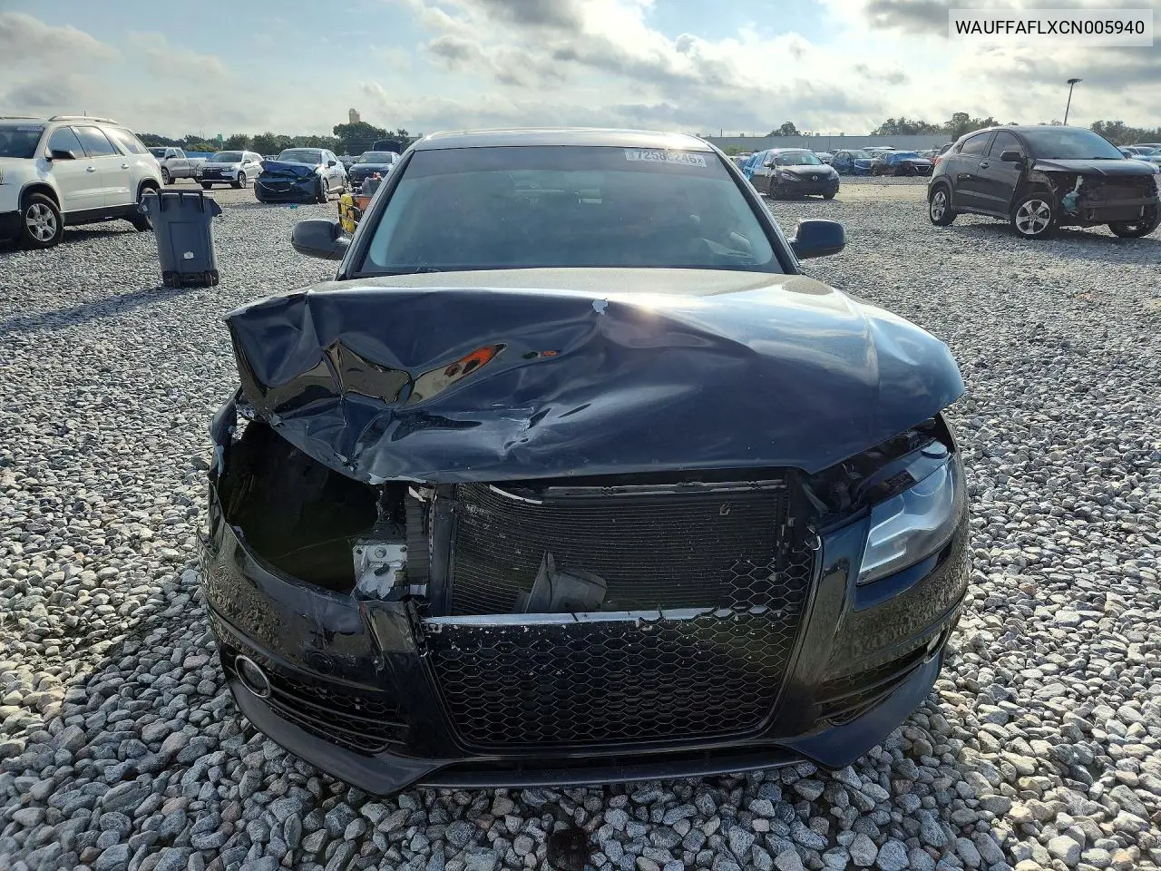 2012 AUDI A4 VIN WAUFFAFLXCN005940 — фото 5