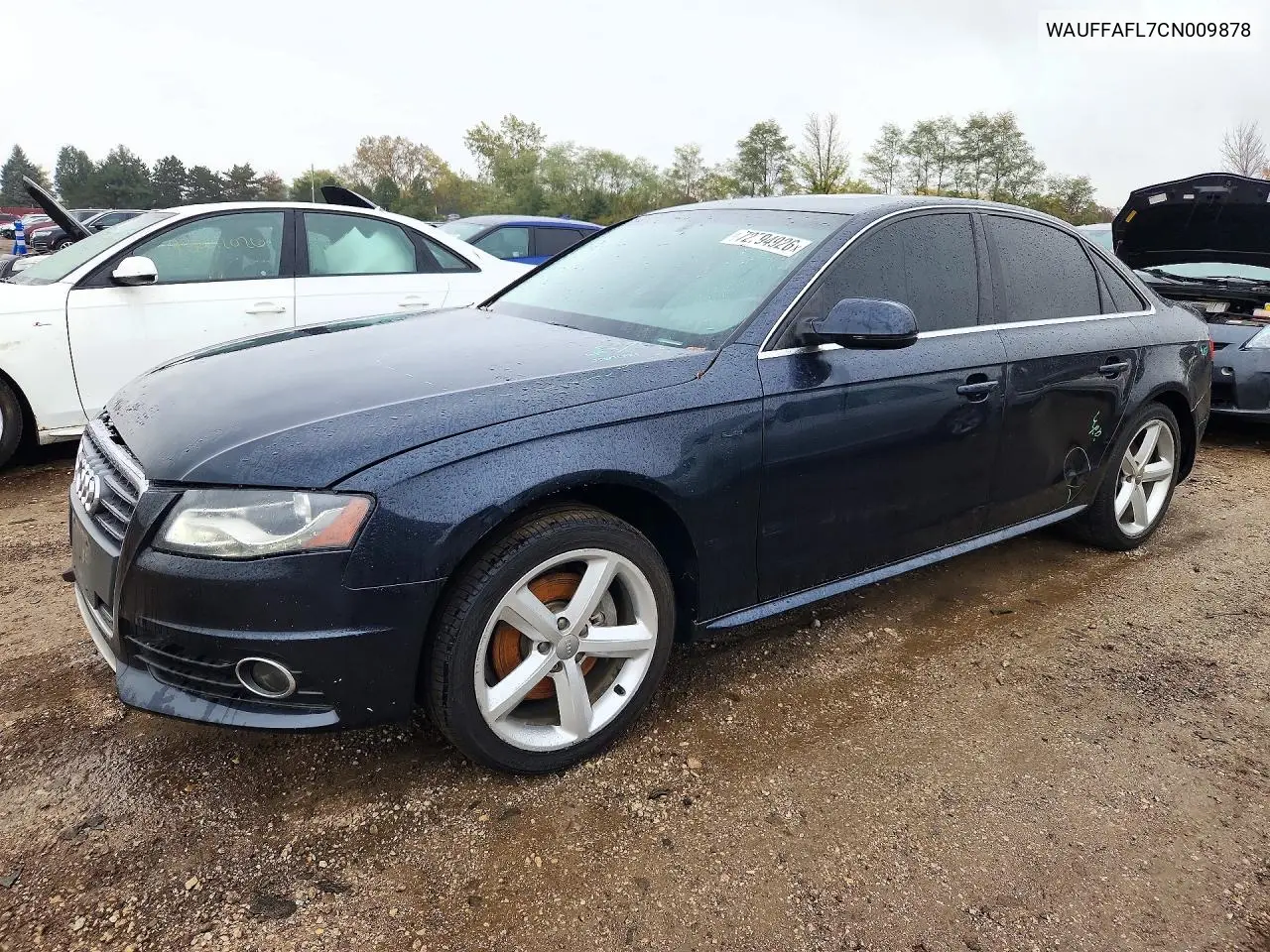 AUDI A4 2012, VIN WAUFFAFL7CN009878
