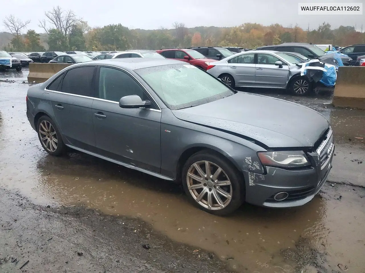 2012 AUDI A4 VIN WAUFFAFL0CA112602 — фото 4