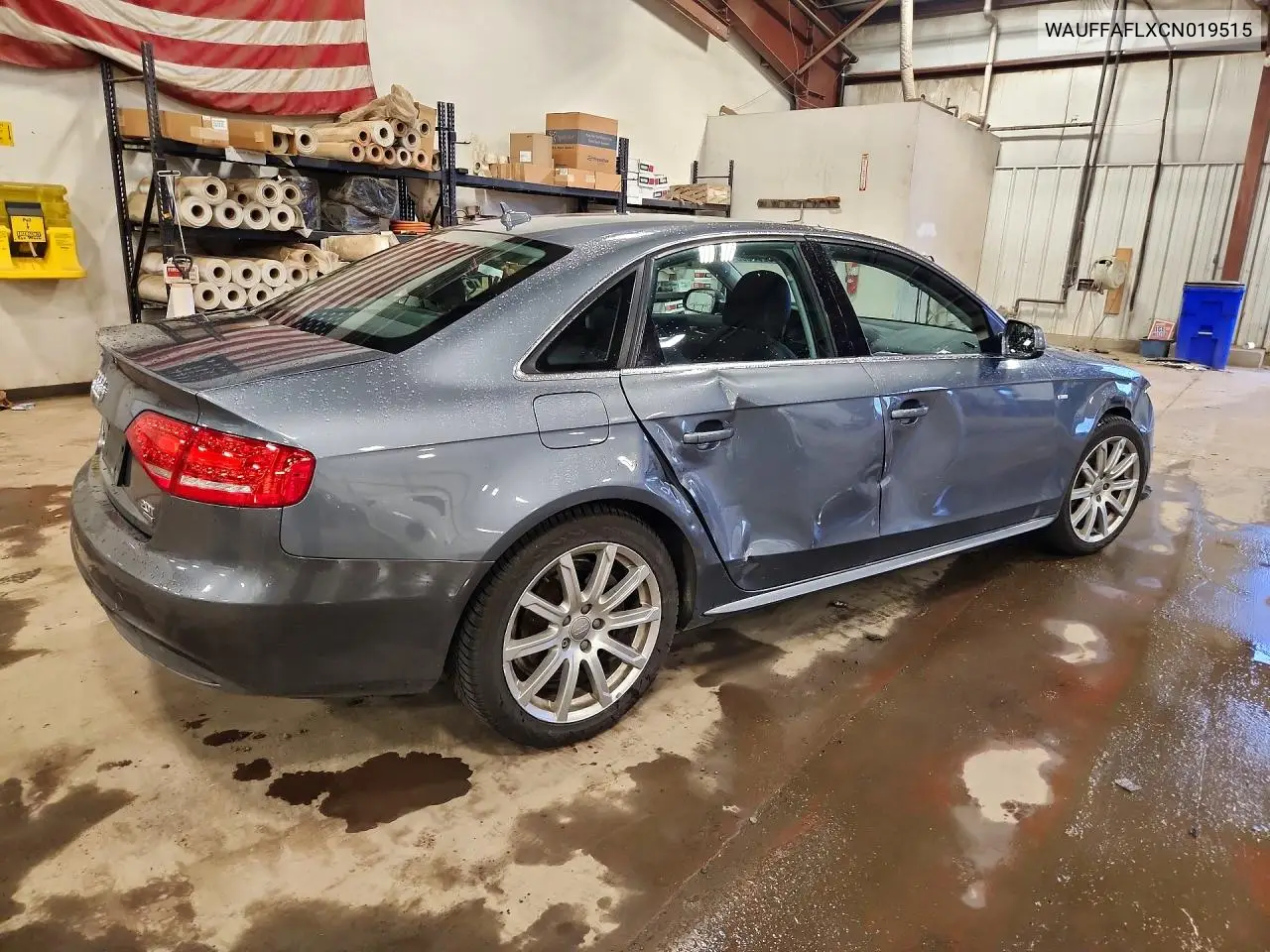 2012 AUDI A4 VIN WAUFFAFLXCN019515 — фото 3