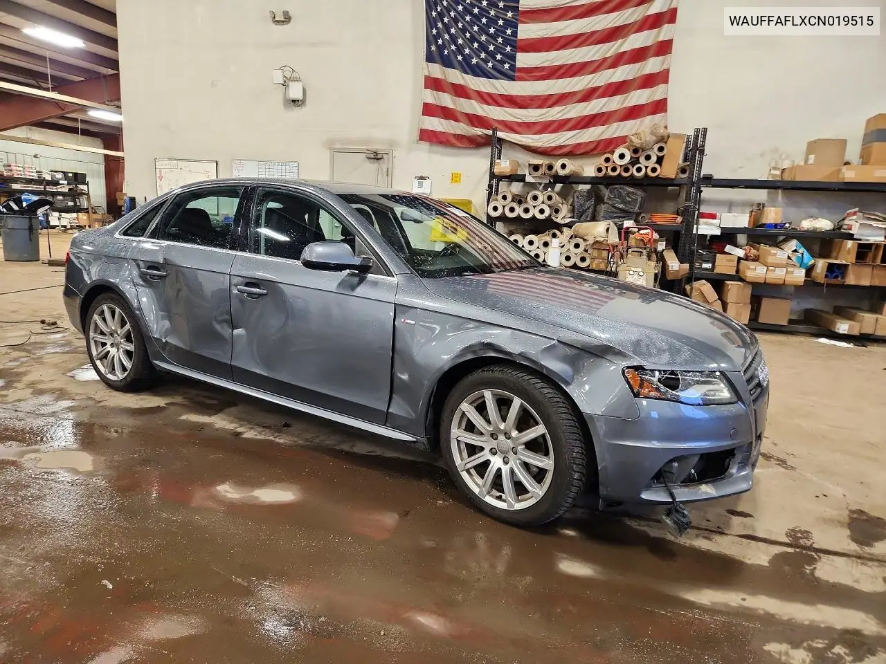 2012 AUDI A4 VIN WAUFFAFLXCN019515 — фото 4