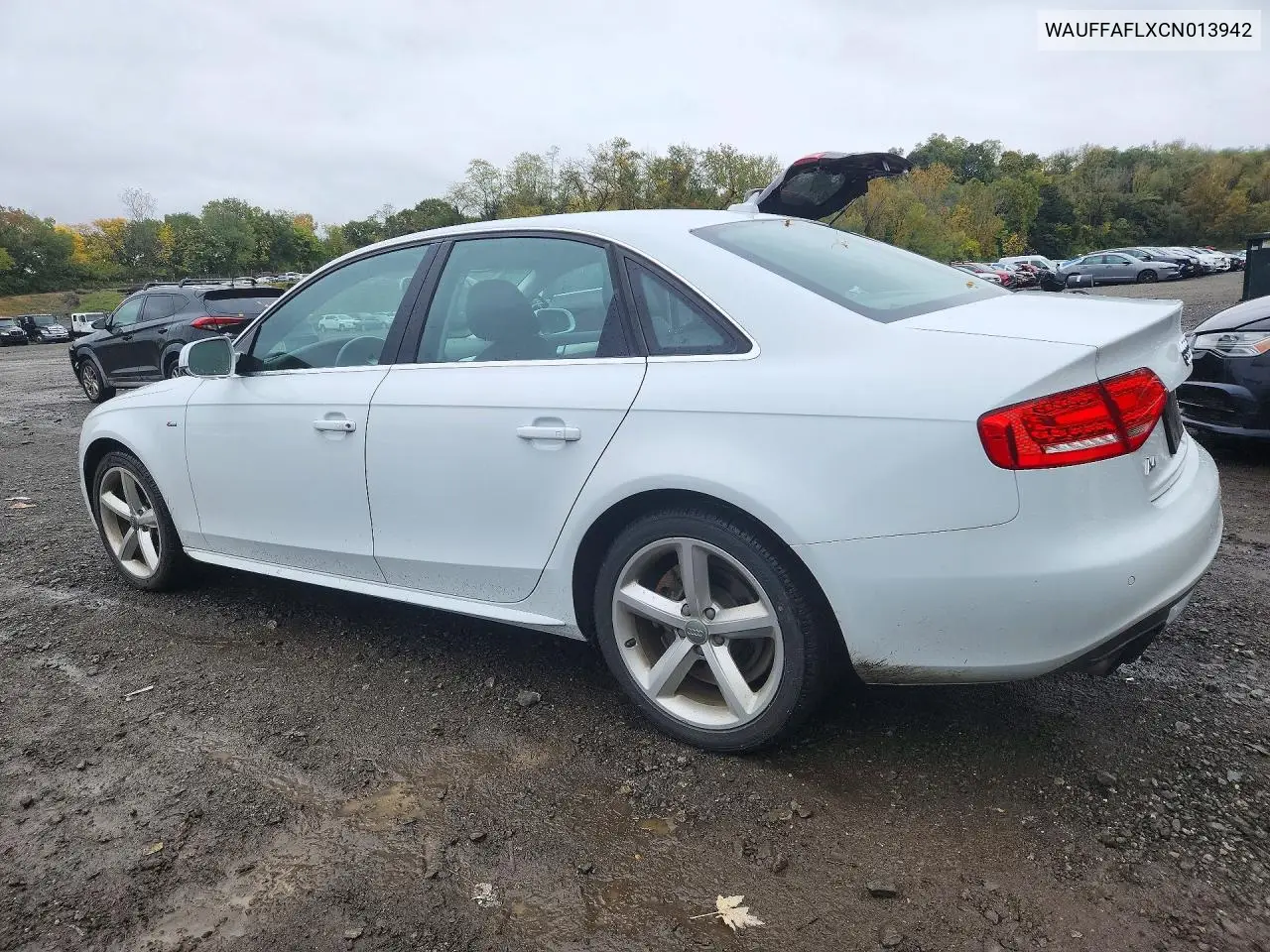 2012 AUDI A4 VIN WAUFFAFLXCN013942 — фото 2