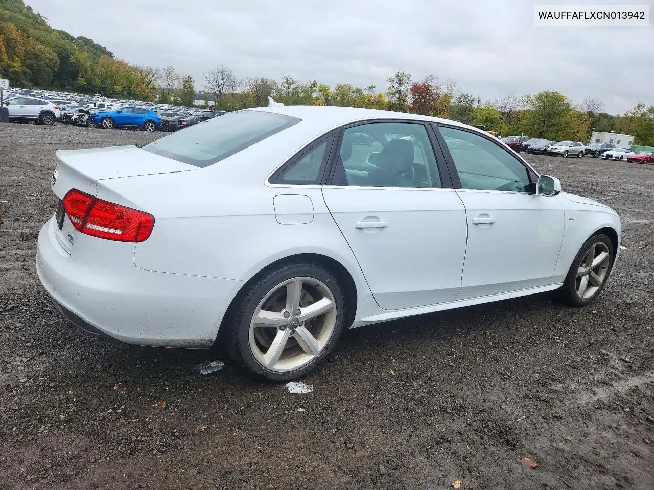 2012 AUDI A4 VIN WAUFFAFLXCN013942 — фото 3