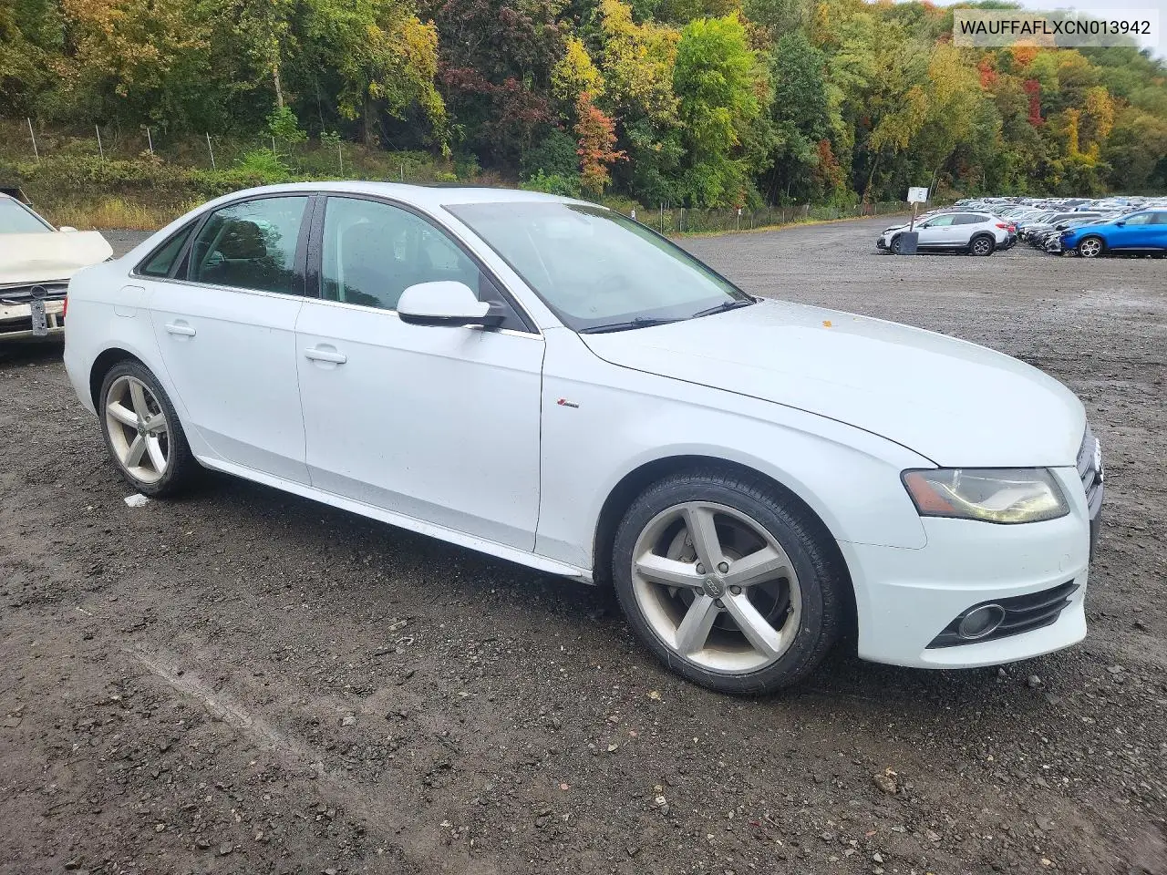 2012 AUDI A4 VIN WAUFFAFLXCN013942 — фото 4