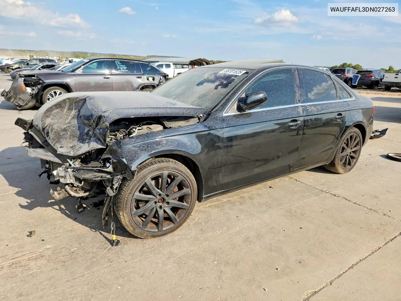 AUDI A4 2013, VIN WAUFFAFL3DN027263
