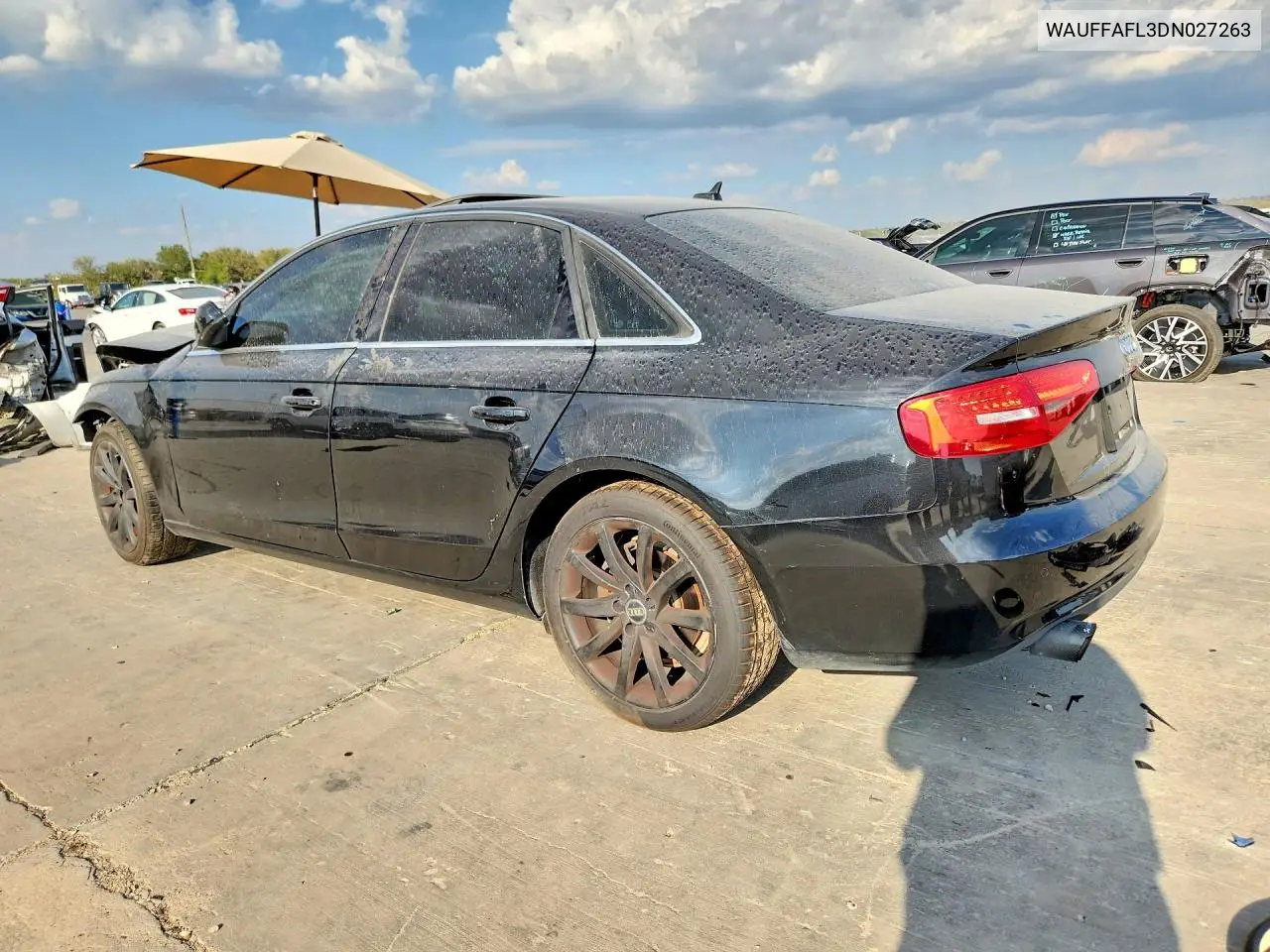 2013 AUDI A4 VIN WAUFFAFL3DN027263 — фото 2