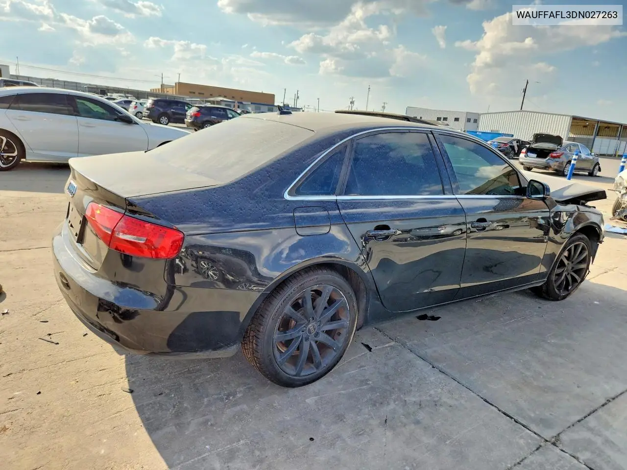 2013 AUDI A4 VIN WAUFFAFL3DN027263 — фото 3