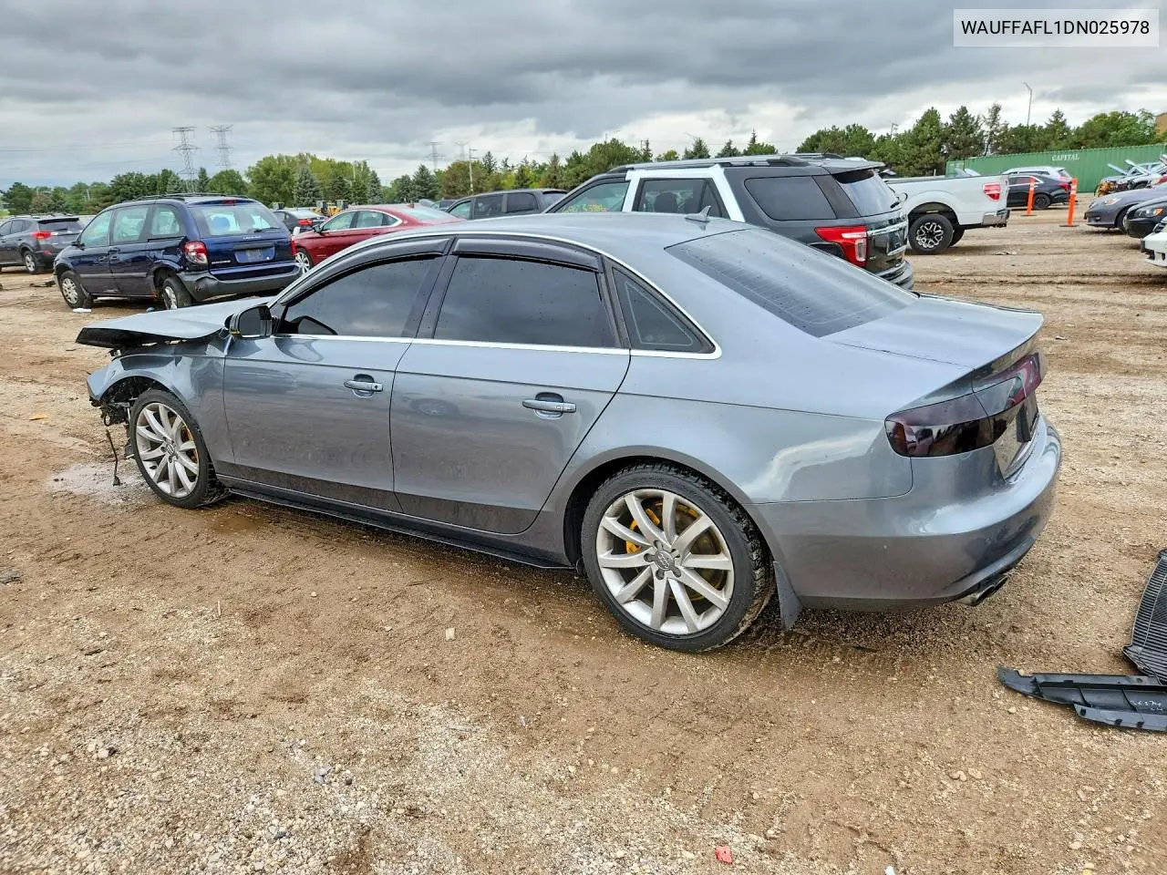 2013 AUDI A4 VIN WAUFFAFL1DN025978 — фото 2
