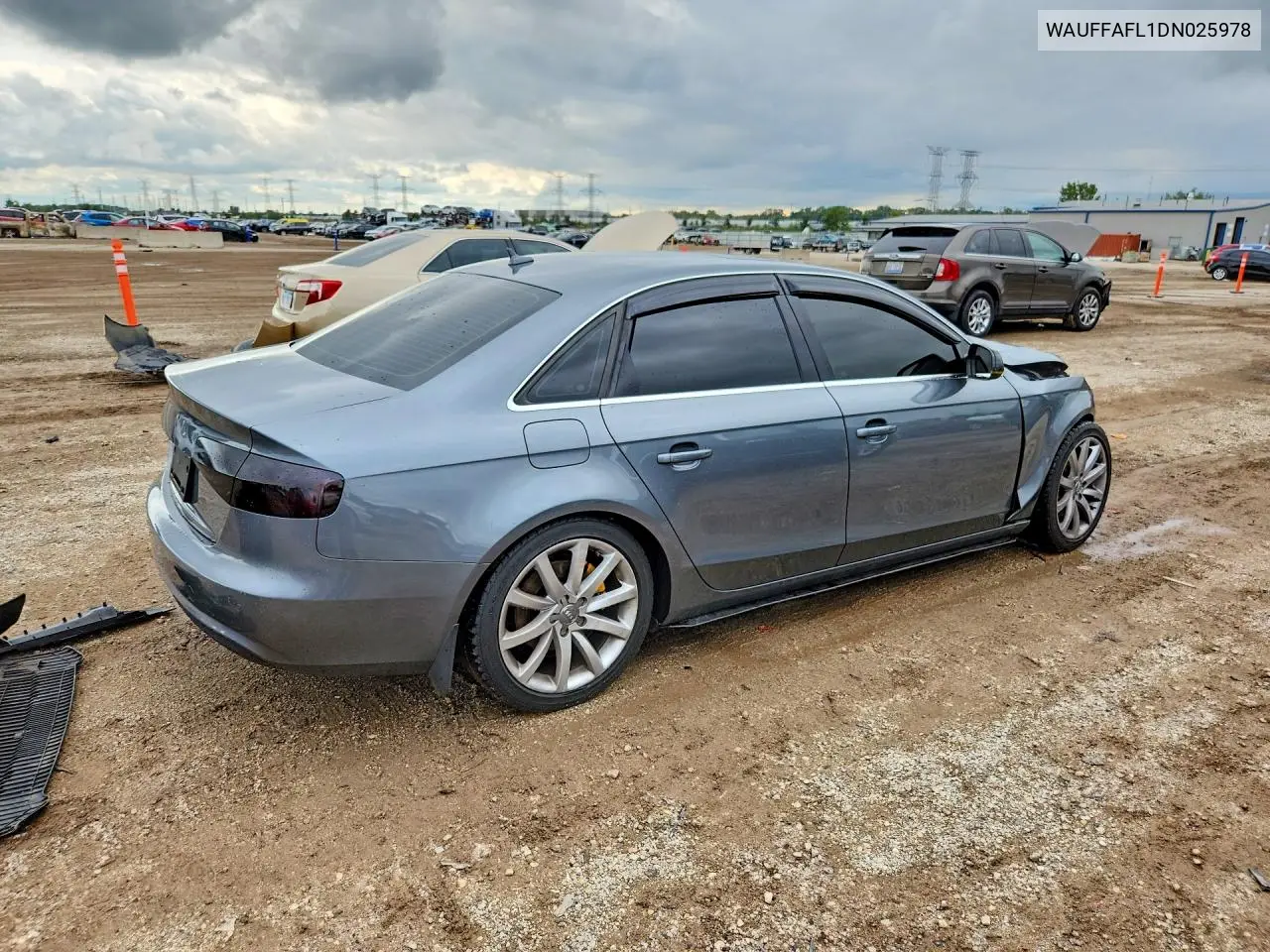 2013 AUDI A4 VIN WAUFFAFL1DN025978 — фото 3