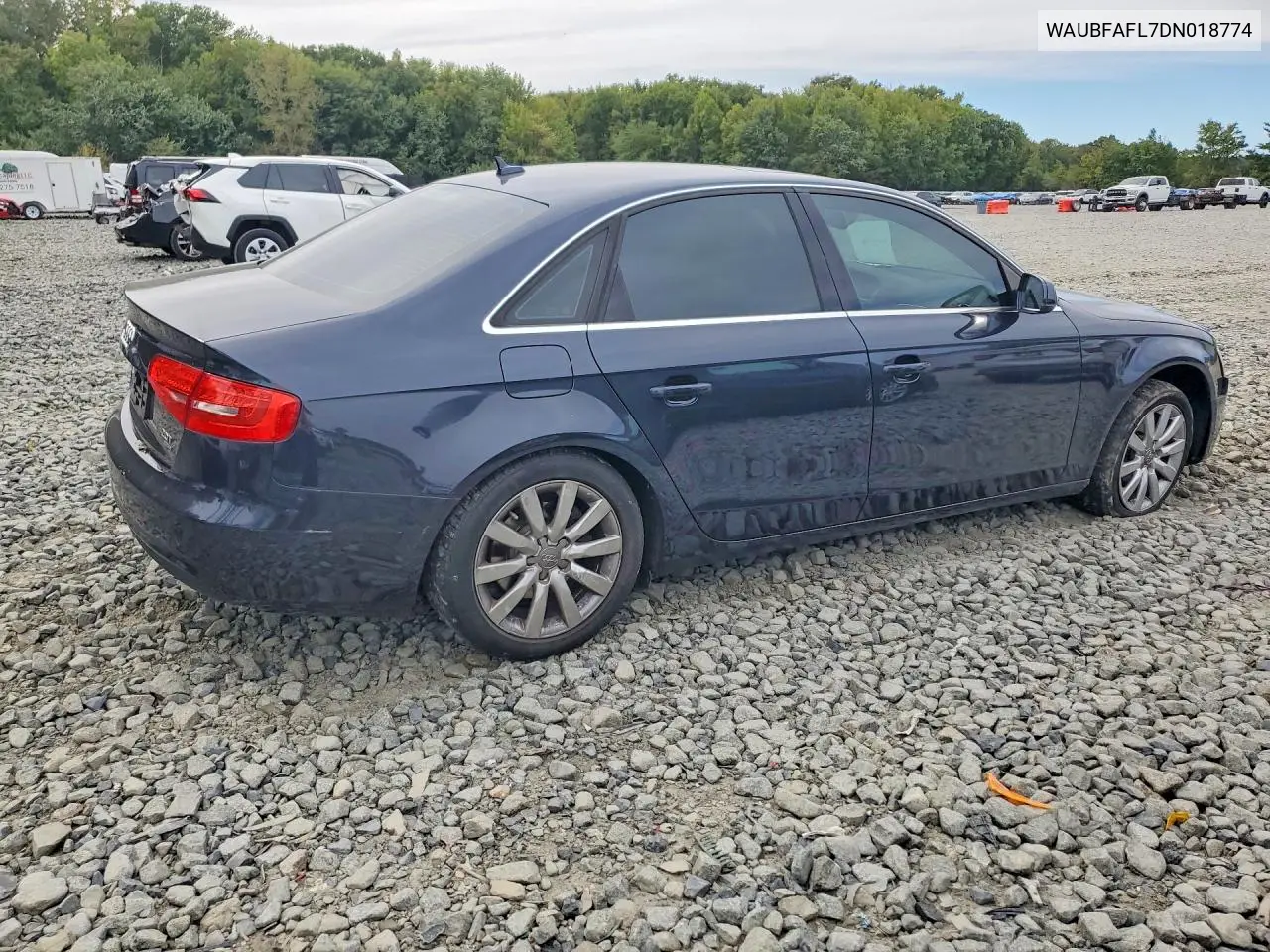 2013 AUDI A4 VIN WAUBFAFL7DN018774 — фото 3