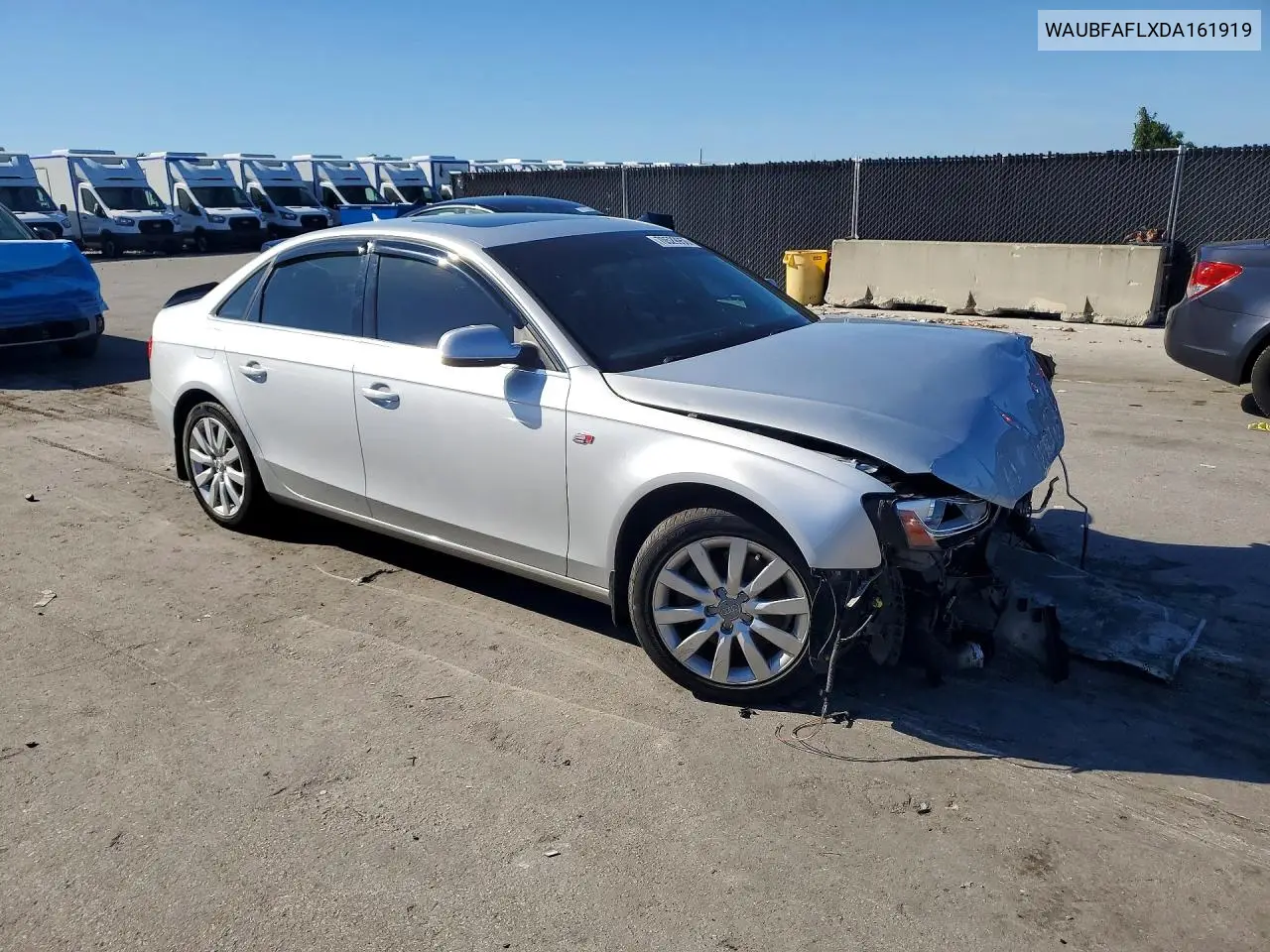 2013 AUDI A4 VIN WAUBFAFLXDA161919 — фото 4