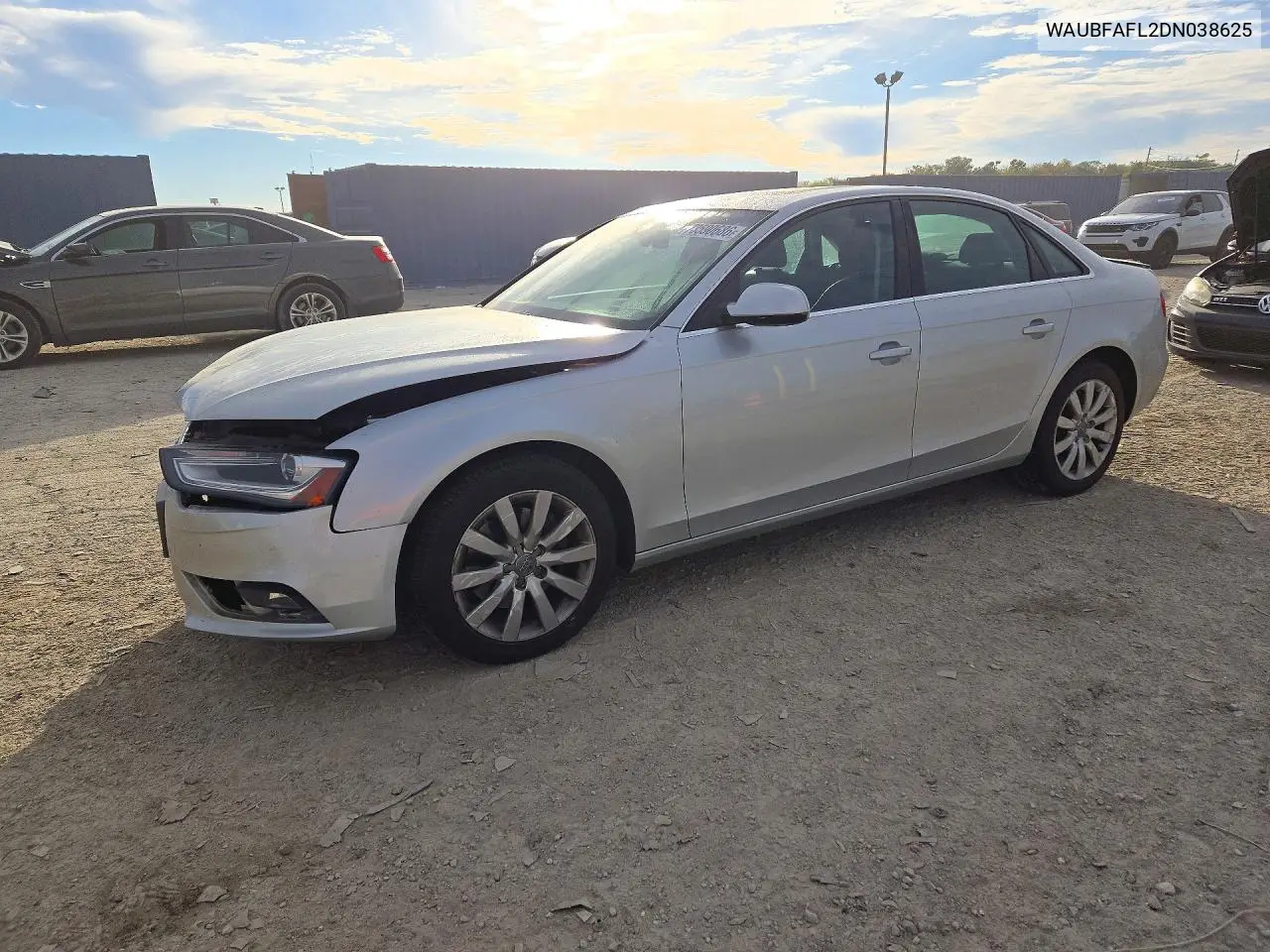 AUDI A4 2013, VIN WAUBFAFL2DN038625