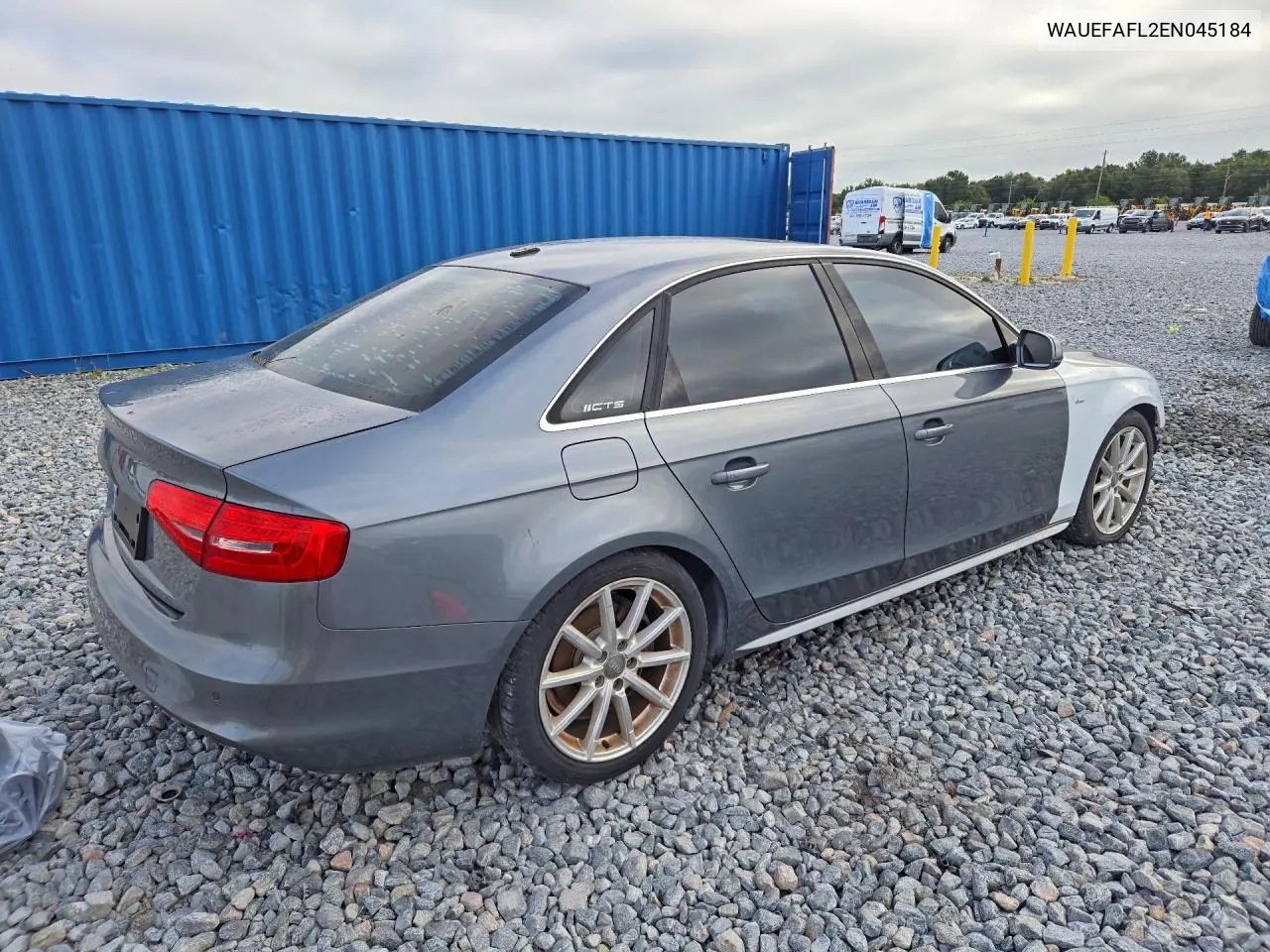 2014 AUDI A4 VIN WAUEFAFL2EN045184 — фото 3