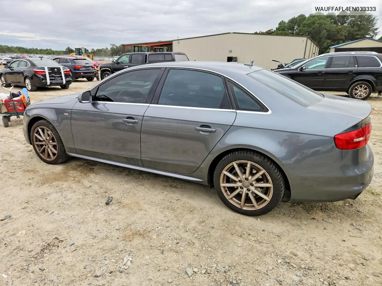 2014 AUDI A4 VIN WAUFFAFL4EN033333 — фото 2