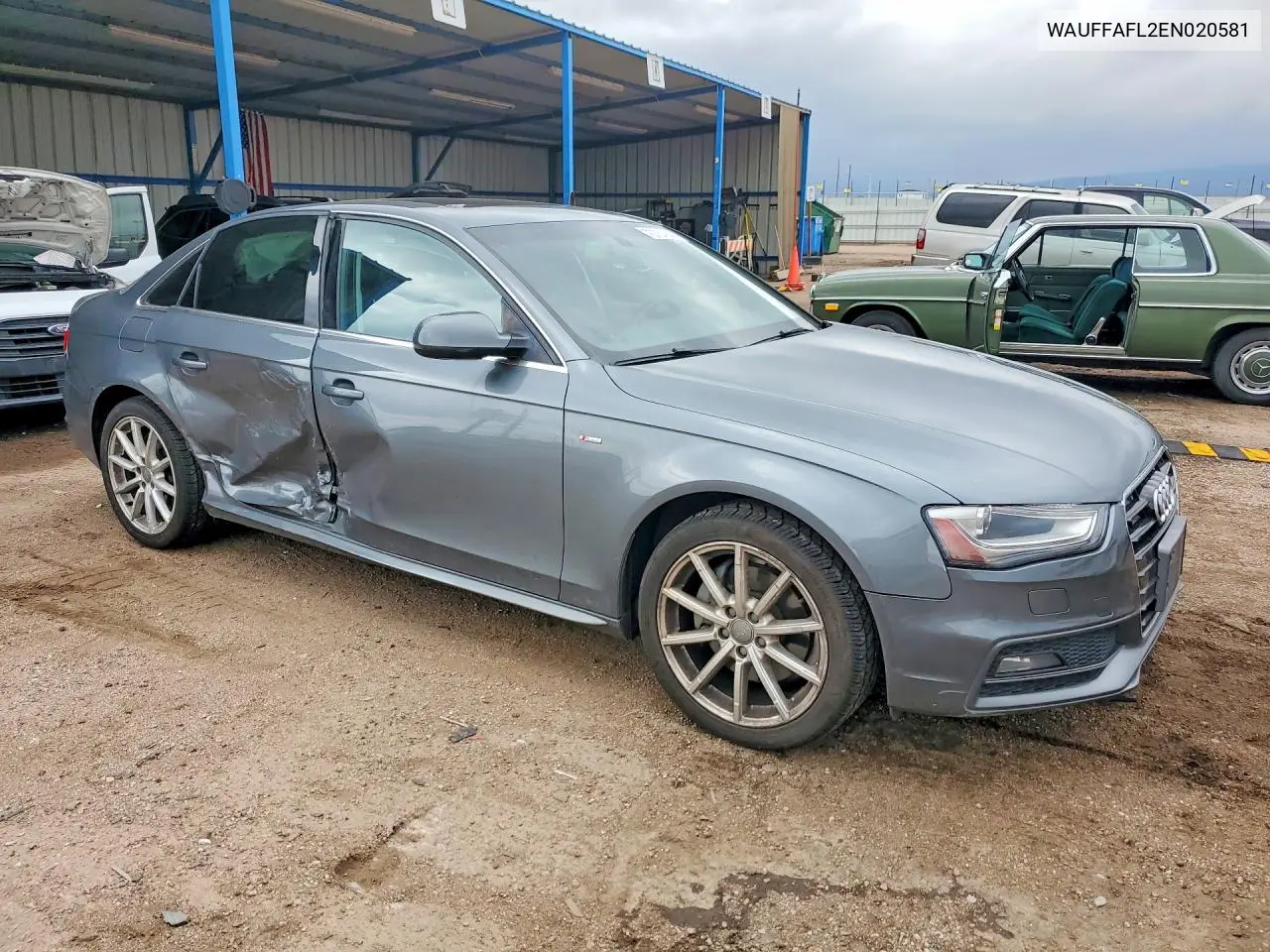 2014 AUDI A4 VIN WAUFFAFL2EN020581 — фото 4