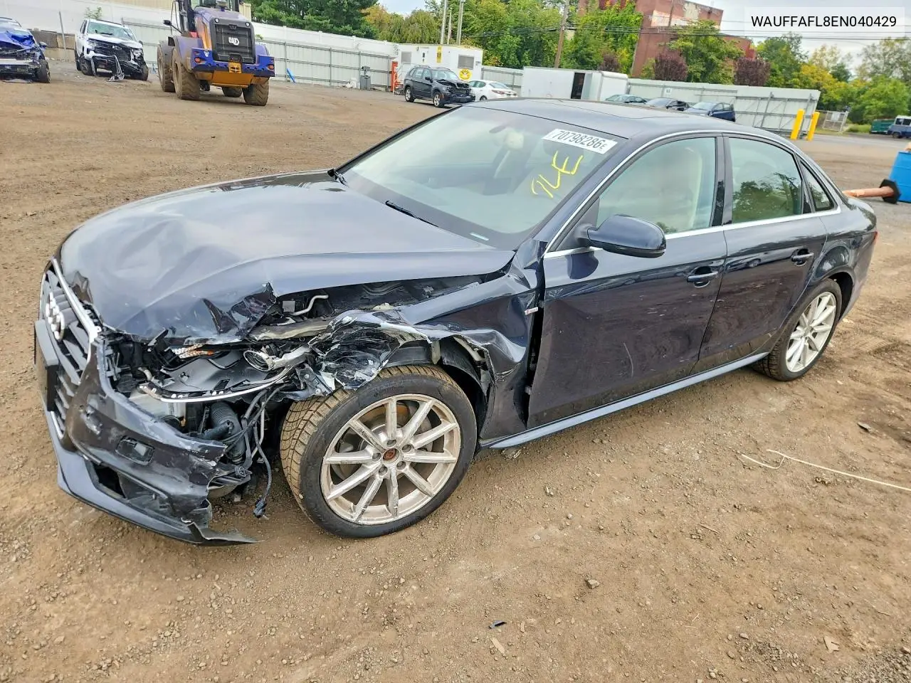 AUDI A4 2014, VIN WAUFFAFL8EN040429