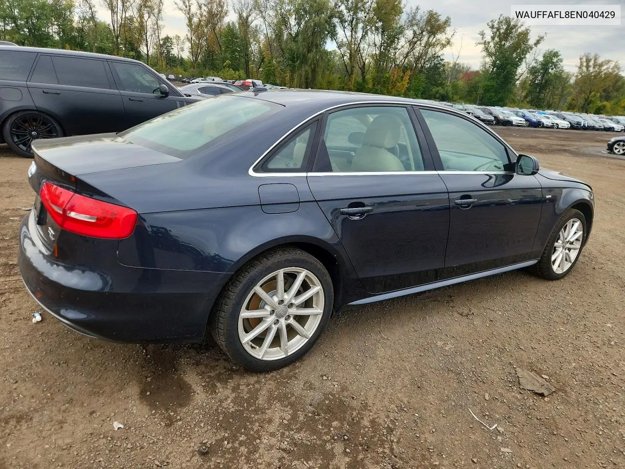 2014 AUDI A4 VIN WAUFFAFL8EN040429 — фото 3