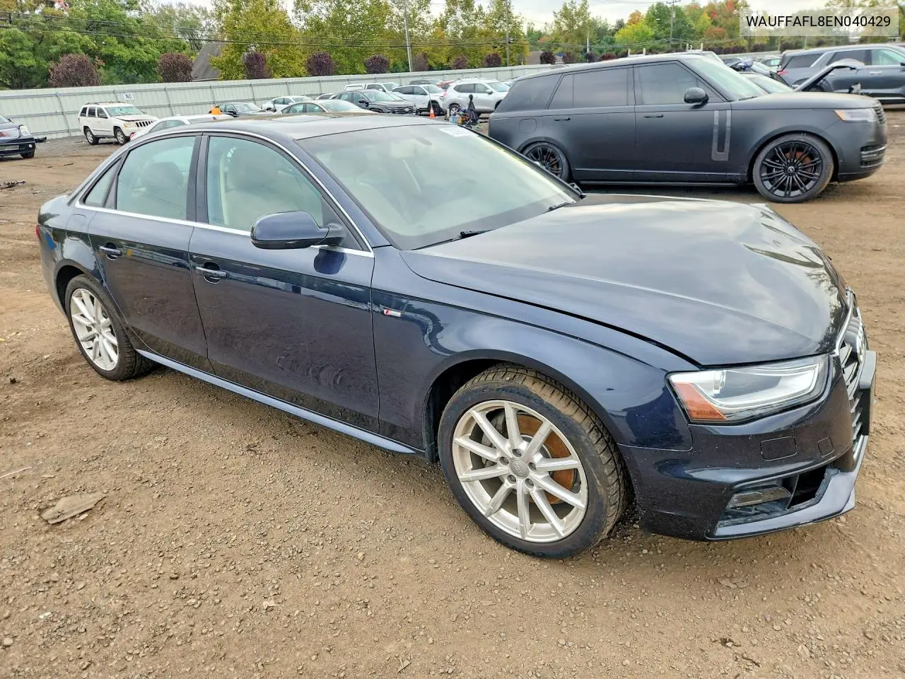 2014 AUDI A4 VIN WAUFFAFL8EN040429 — фото 4