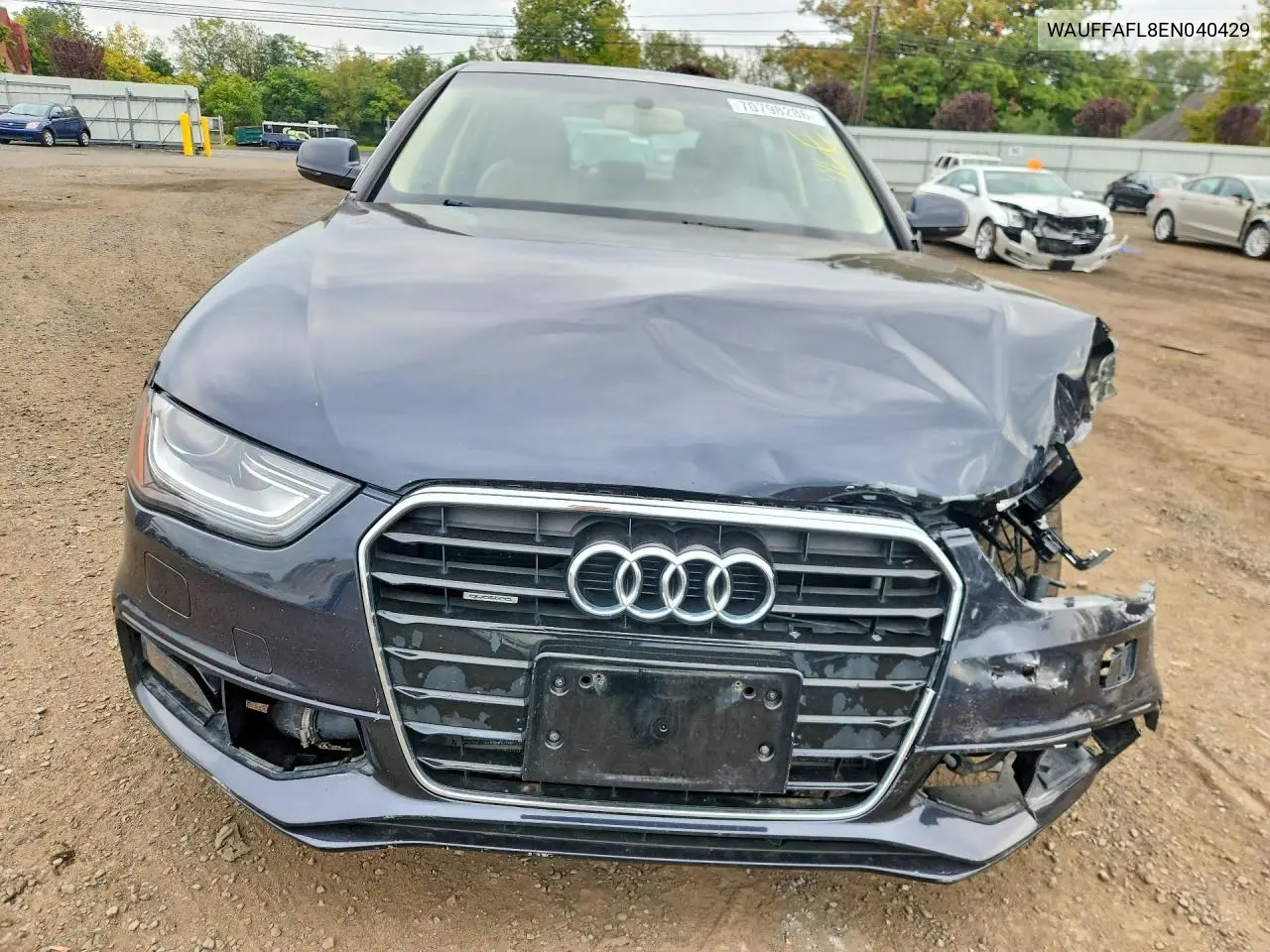 2014 AUDI A4 VIN WAUFFAFL8EN040429 — фото 5