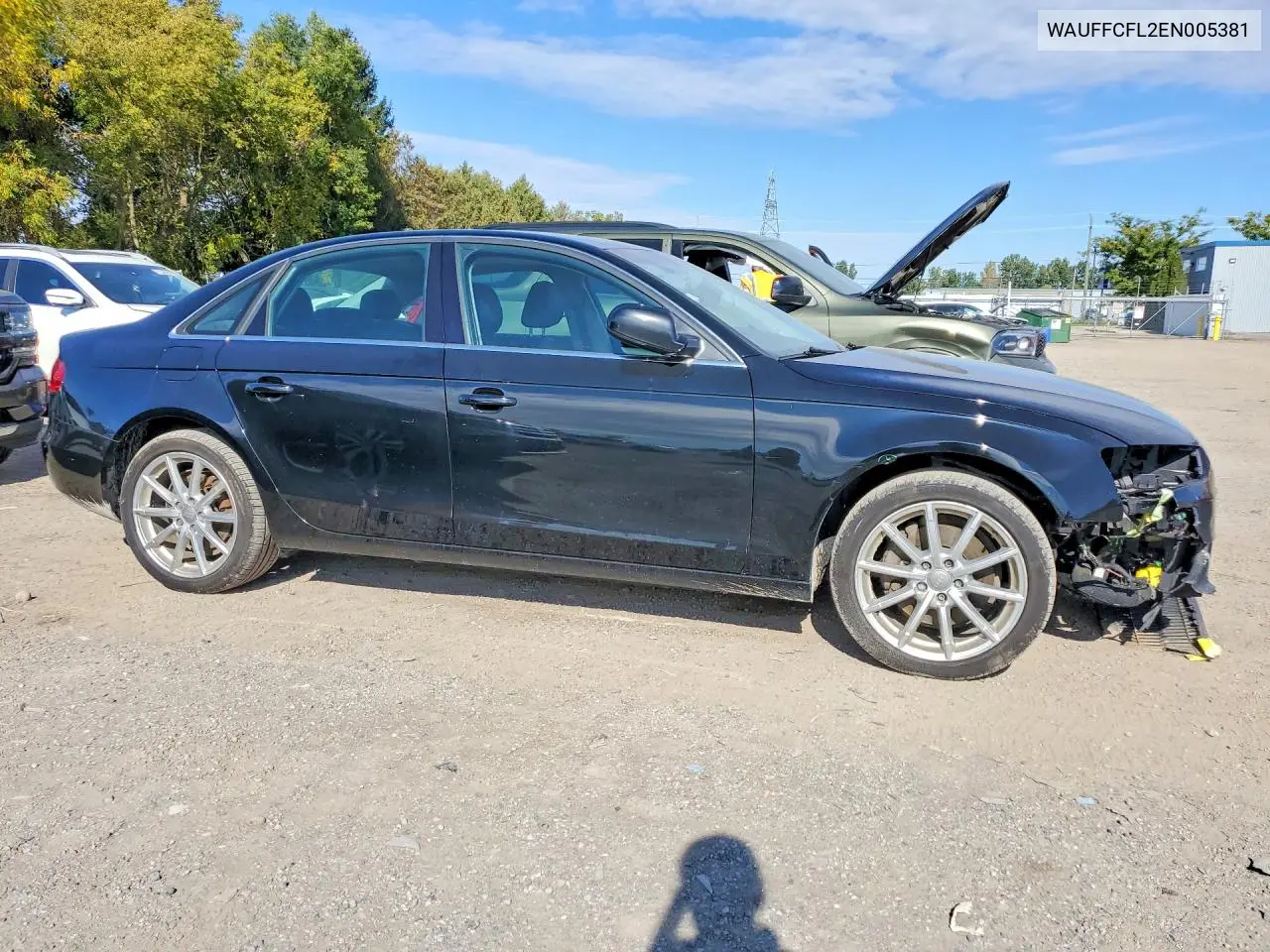 2014 AUDI A4 VIN WAUFFCFL2EN005381 — фото 4