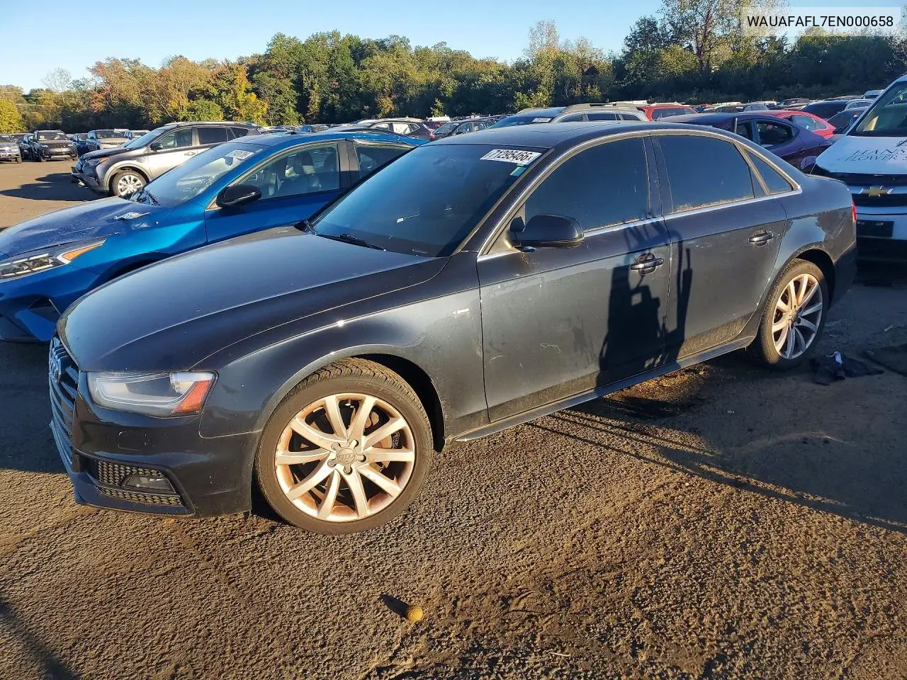 AUDI A4 2014, VIN WAUAFAFL7EN000658