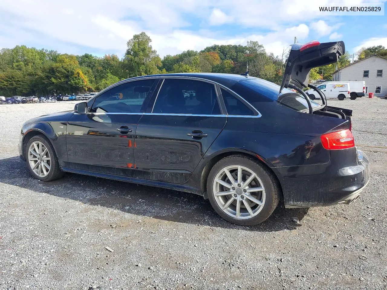 2014 AUDI A4 VIN WAUFFAFL4EN025829 — фото 2