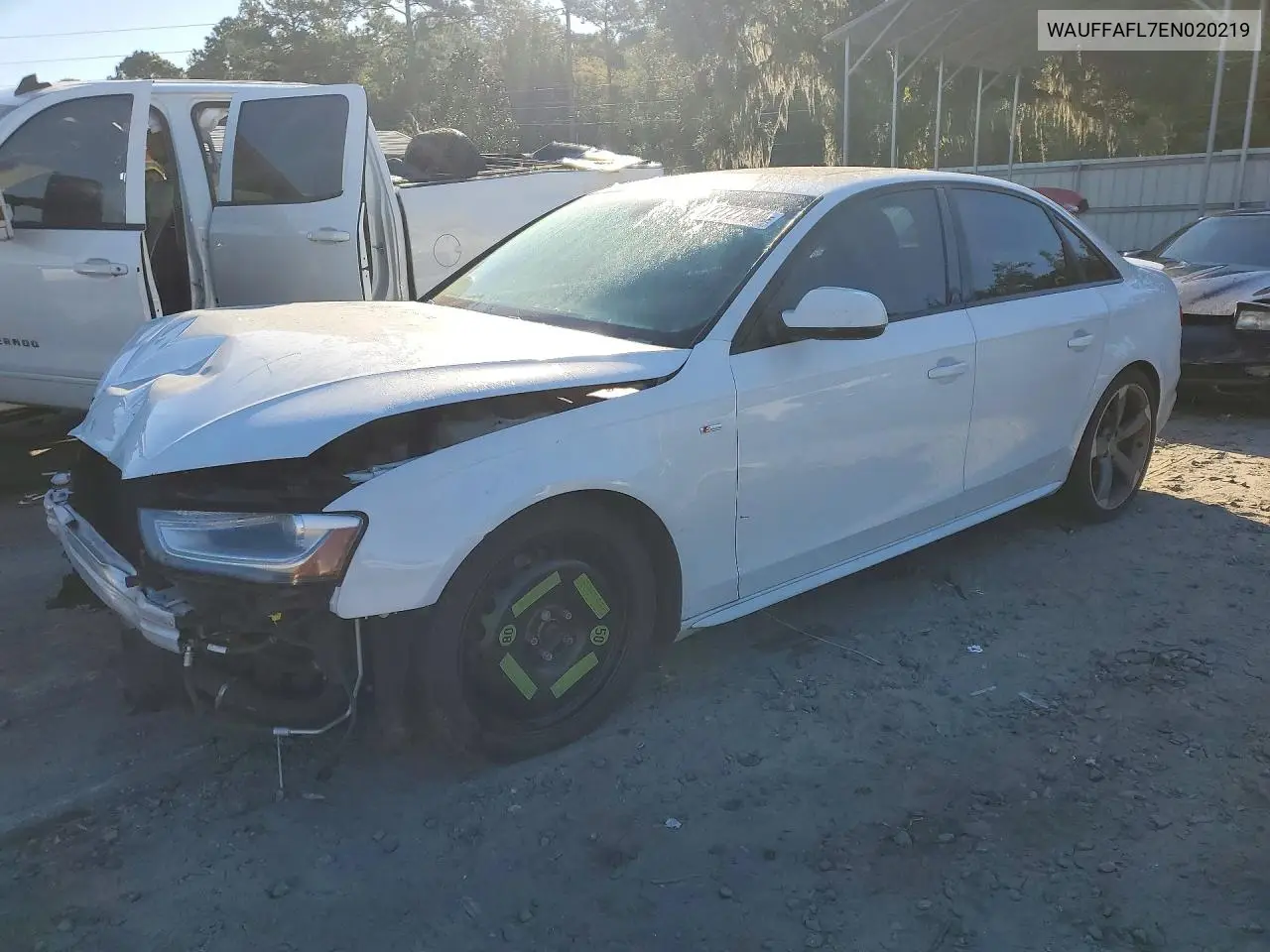 AUDI A4 2014, VIN WAUFFAFL7EN020219