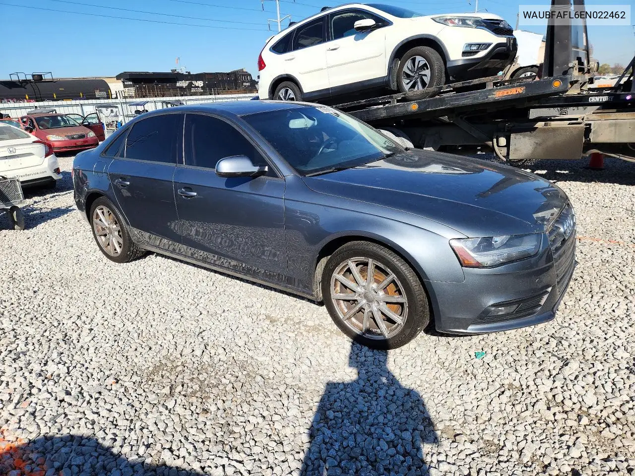 AUDI A4 2014, VIN WAUBFAFL6EN022462