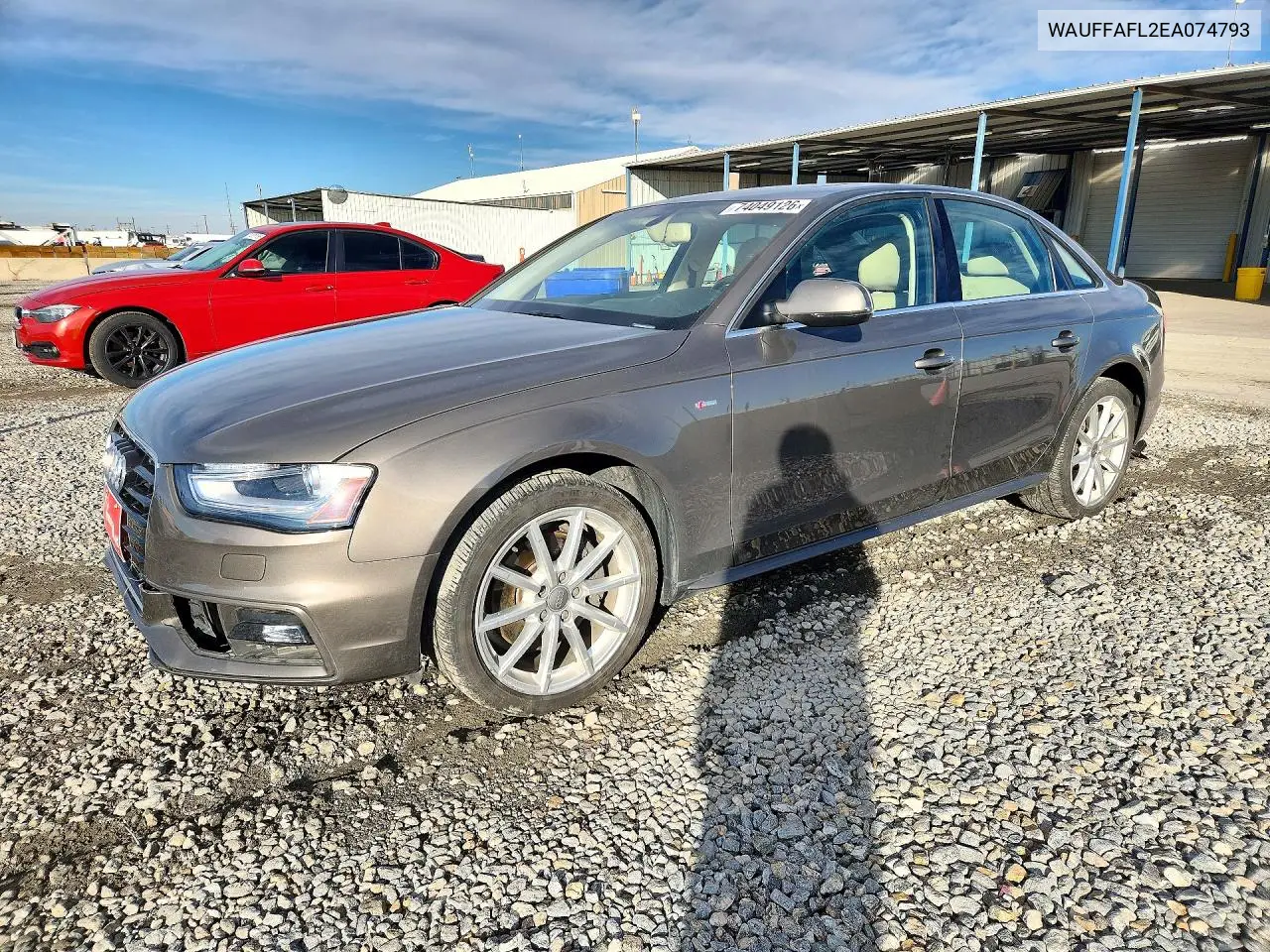 AUDI A4 2014, VIN WAUFFAFL2EA074793