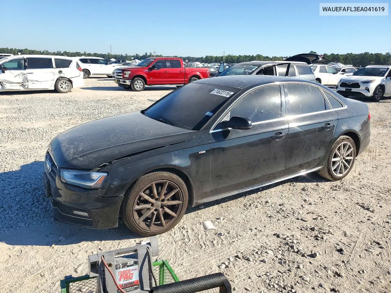 AUDI A4 2014, VIN WAUEFAFL3EA041619