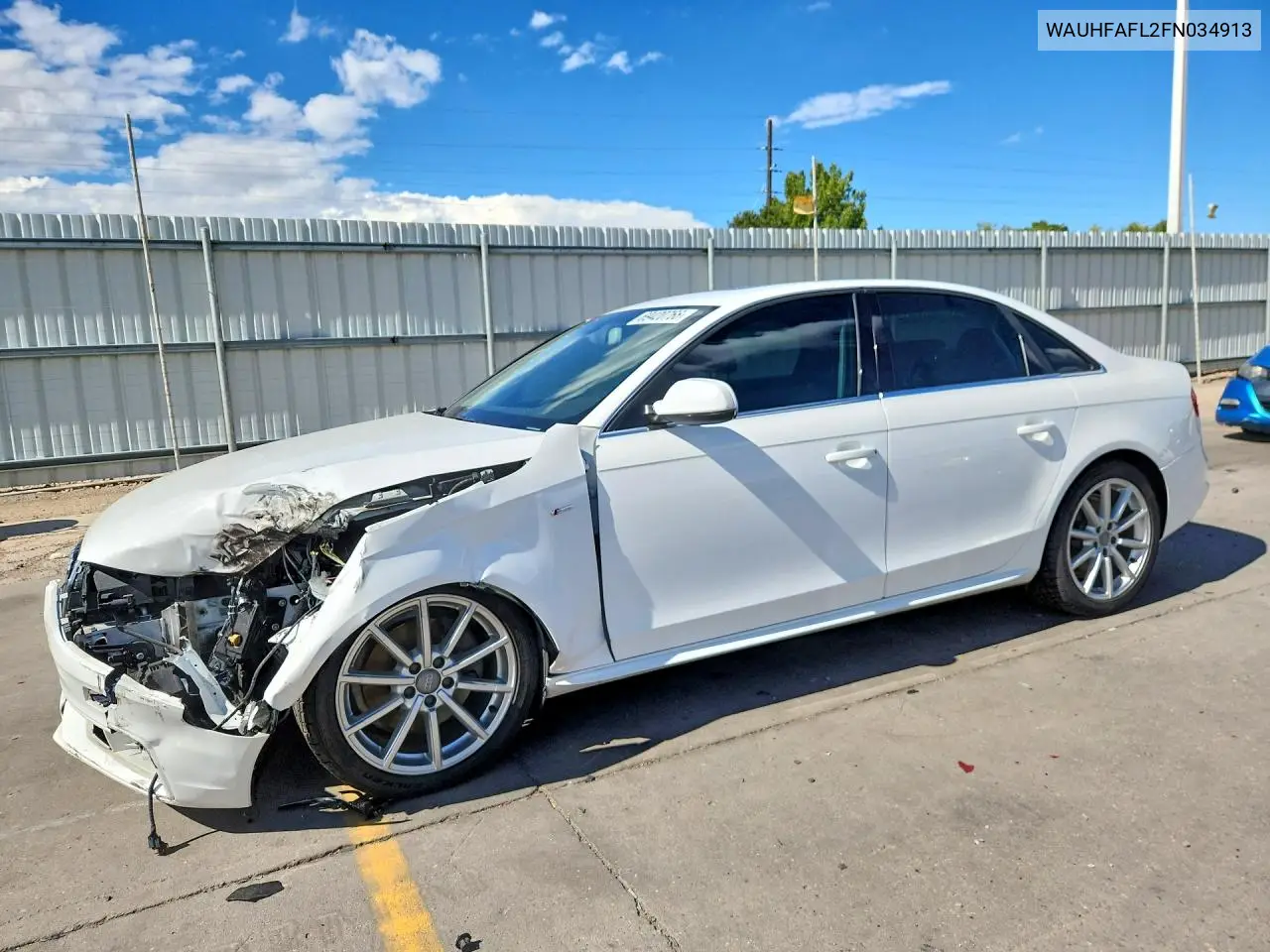 AUDI A4 2015, VIN WAUHFAFL2FN034913