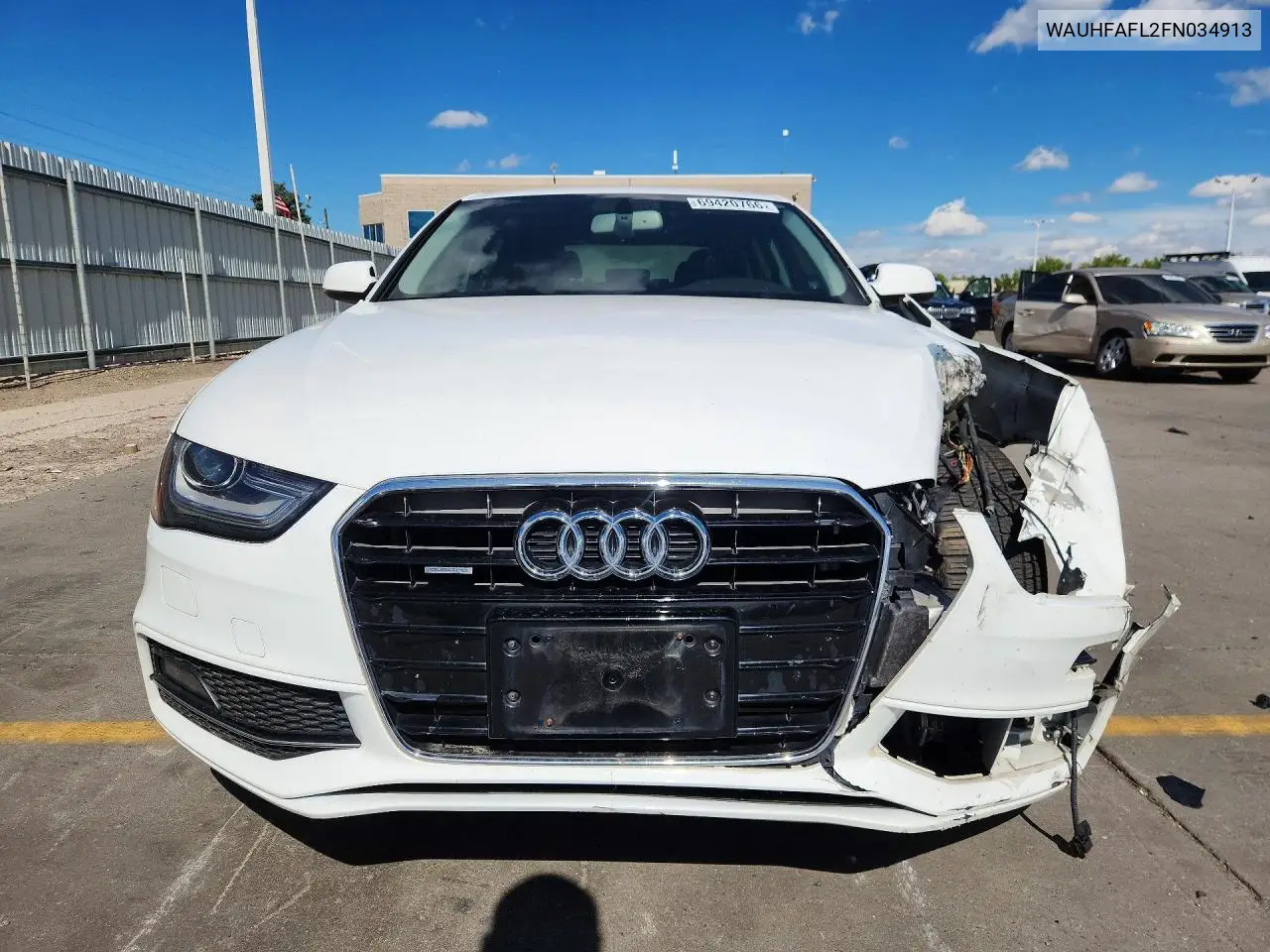 2015 AUDI A4 VIN WAUHFAFL2FN034913 — фото 5