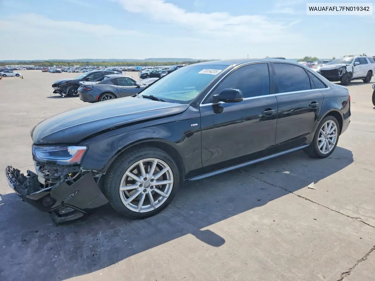AUDI A4 2015, VIN WAUAFAFL7FN019342
