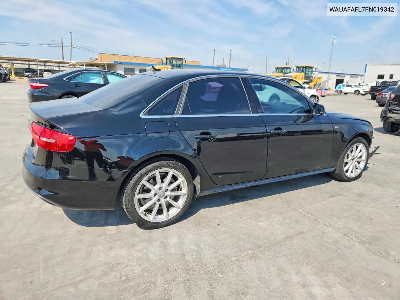 2015 AUDI A4 VIN WAUAFAFL7FN019342 — фото 3