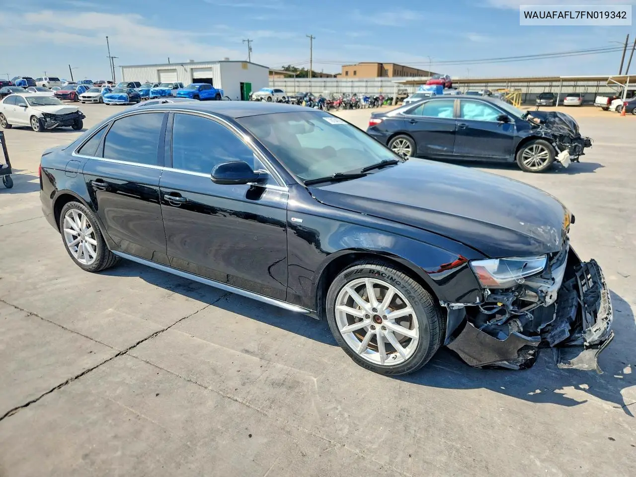 2015 AUDI A4 VIN WAUAFAFL7FN019342 — фото 4