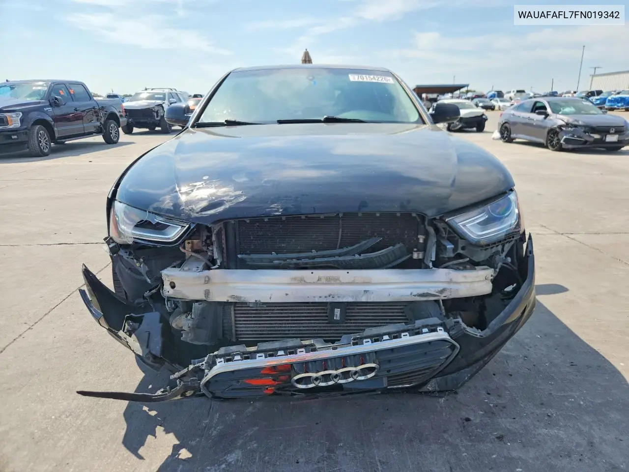 2015 AUDI A4 VIN WAUAFAFL7FN019342 — фото 5