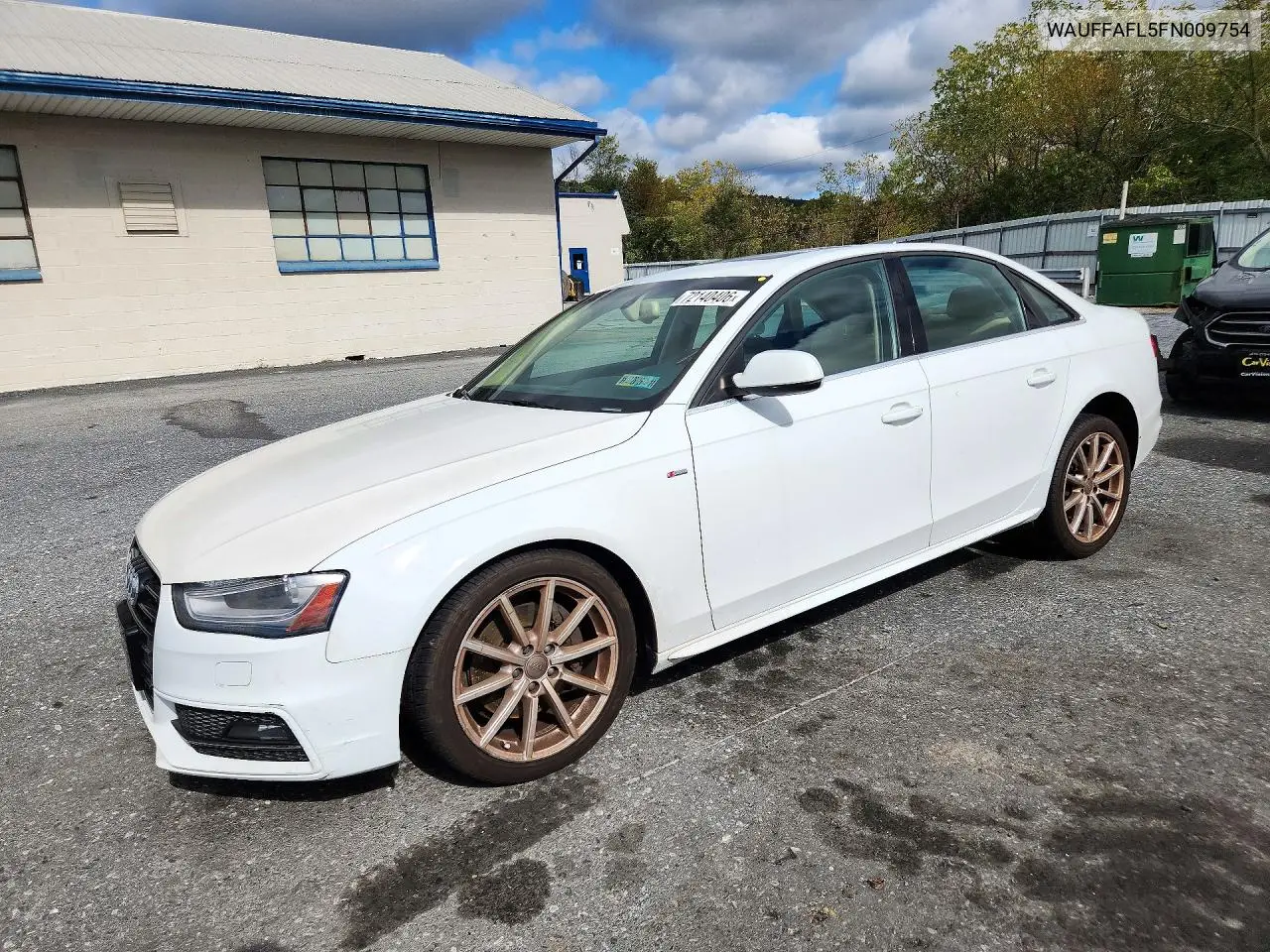 AUDI A4 2015, VIN WAUFFAFL5FN009754