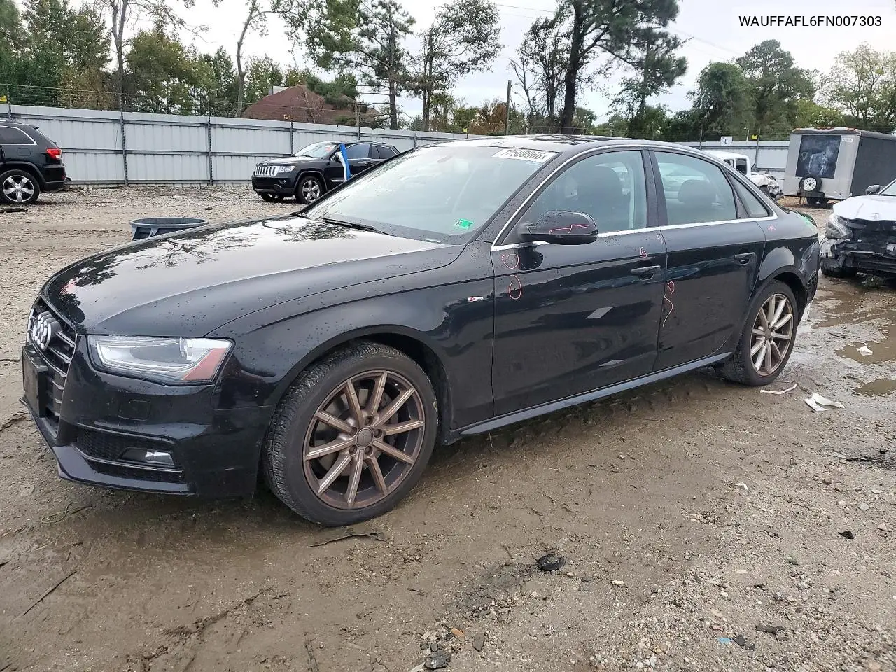 AUDI A4 2015, VIN WAUFFAFL6FN007303