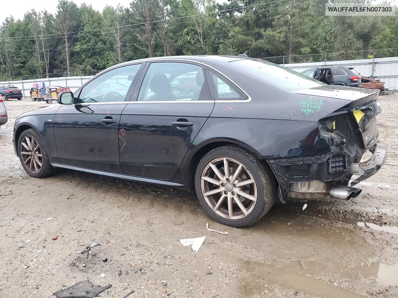 2015 AUDI A4 VIN WAUFFAFL6FN007303 — фото 2