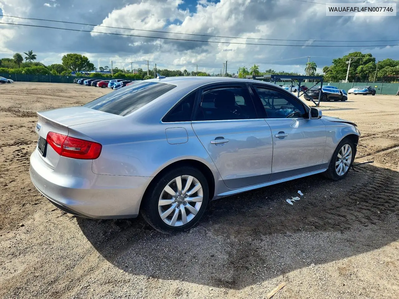 2015 AUDI A4 VIN WAUAFAFL4FN007746 — фото 3