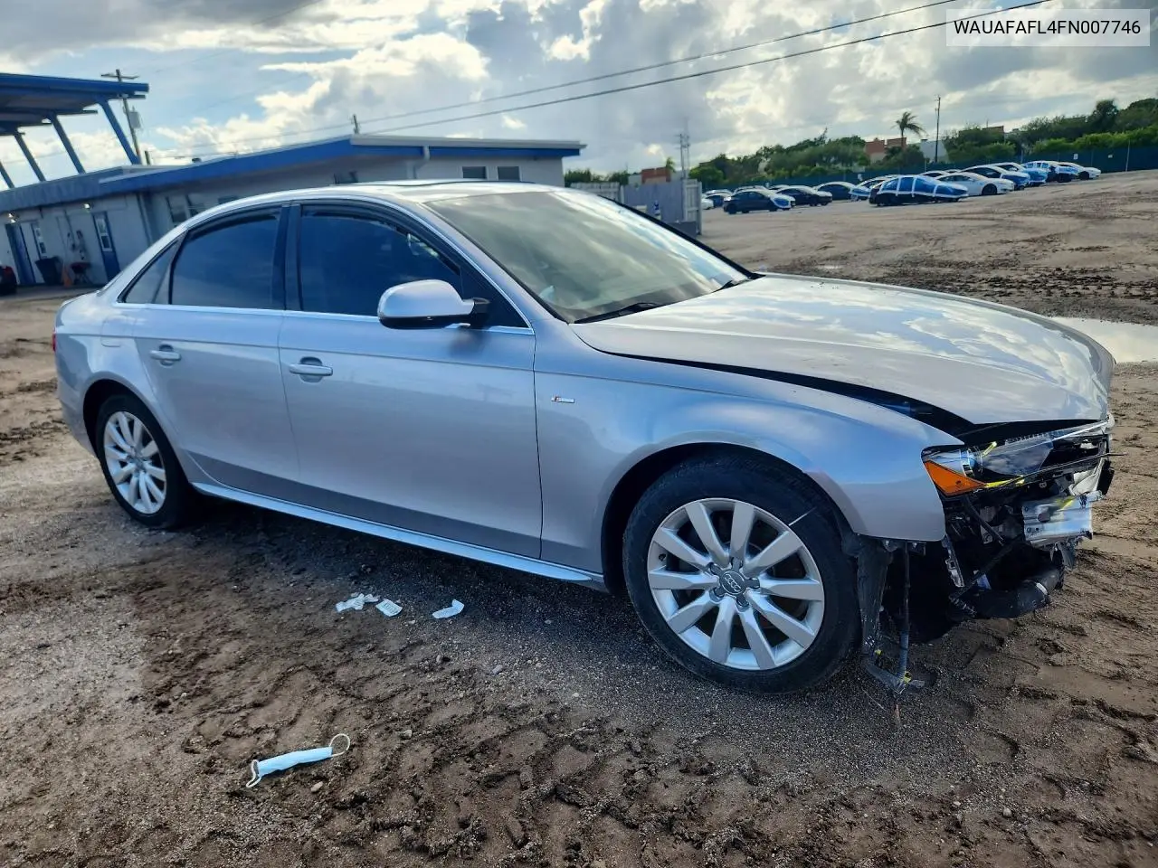 2015 AUDI A4 VIN WAUAFAFL4FN007746 — фото 4