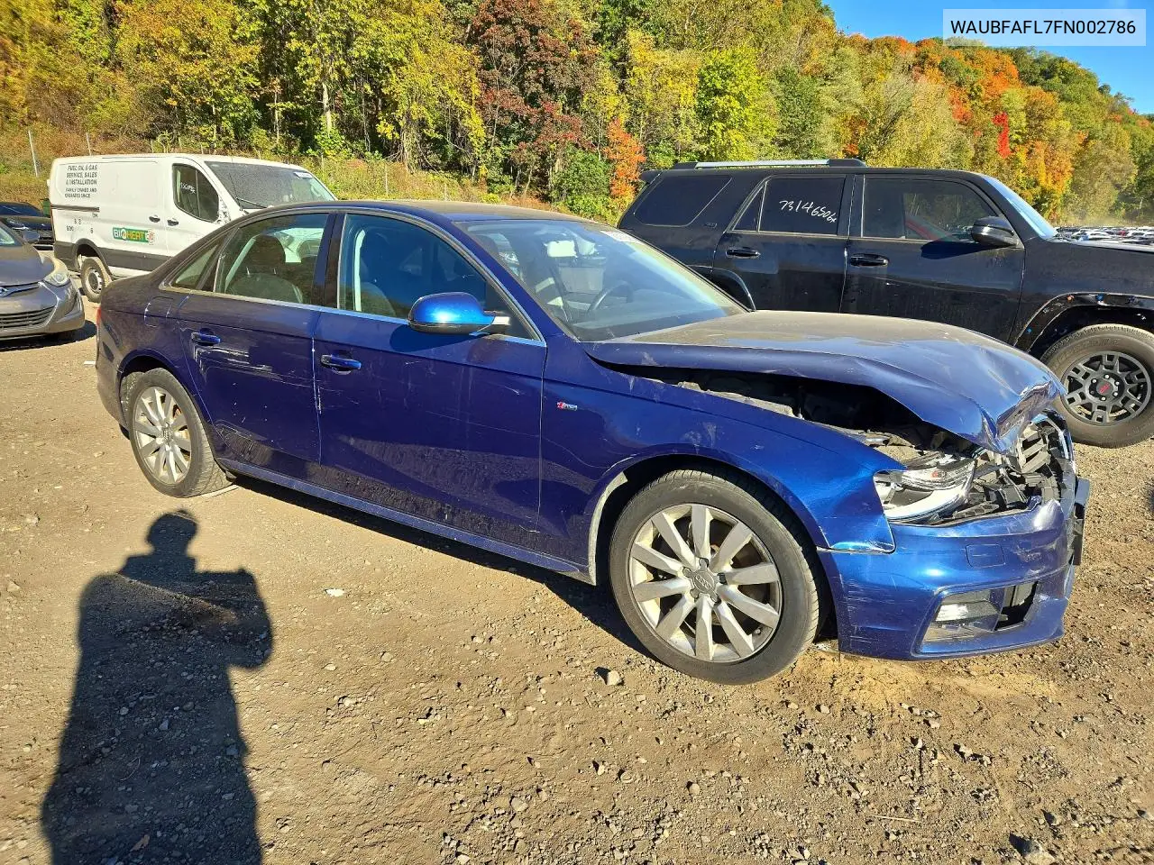 2015 AUDI A4 VIN WAUBFAFL7FN002786 — фото 4