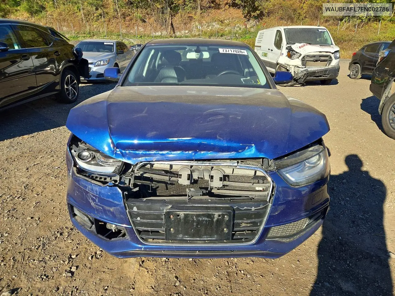 2015 AUDI A4 VIN WAUBFAFL7FN002786 — фото 5